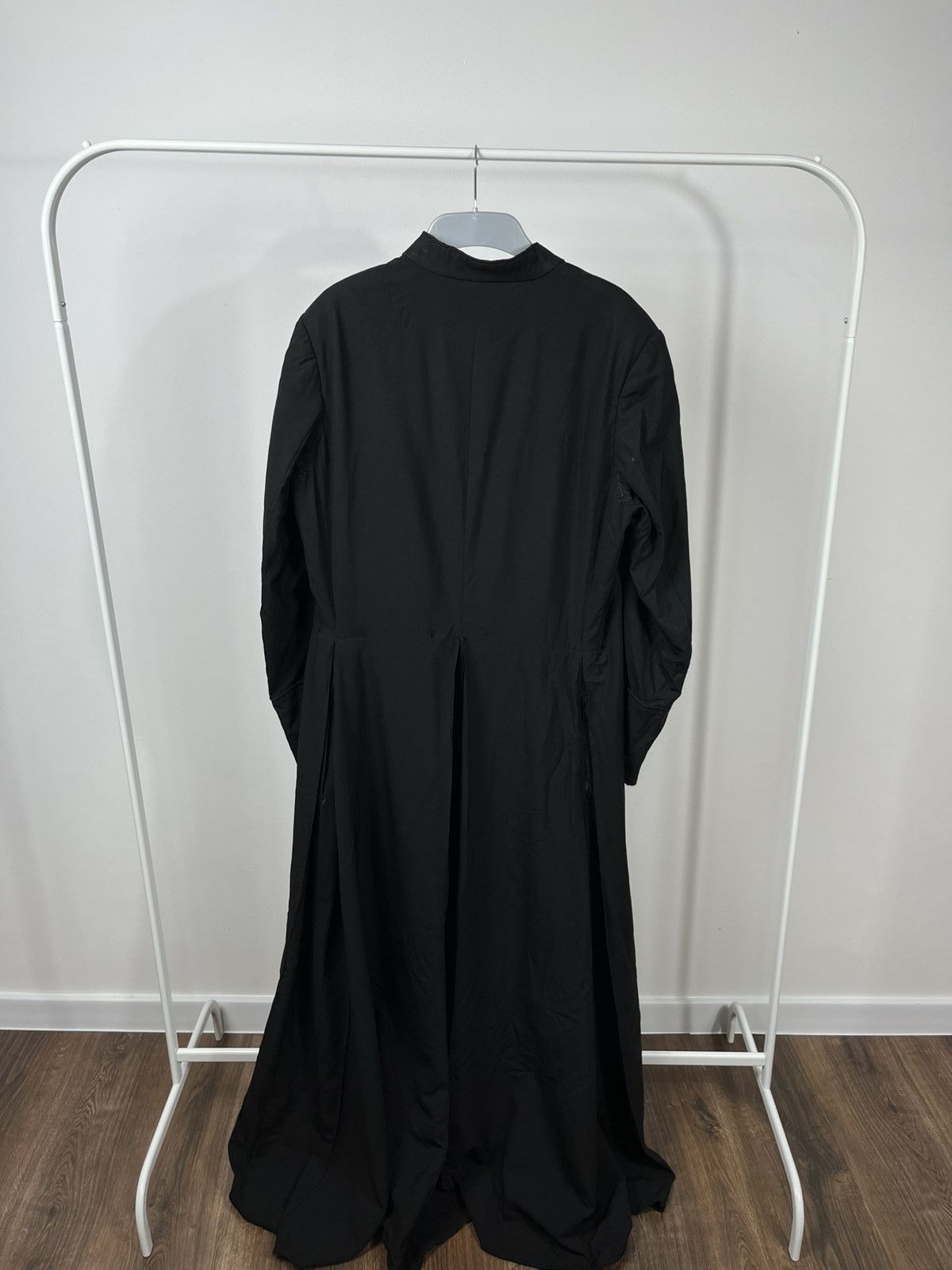 Vintage Antique Vintage Black Long Robe Coat Hidden Placket Size US M / EU 48-50 / 2 - 14 Thumbnail