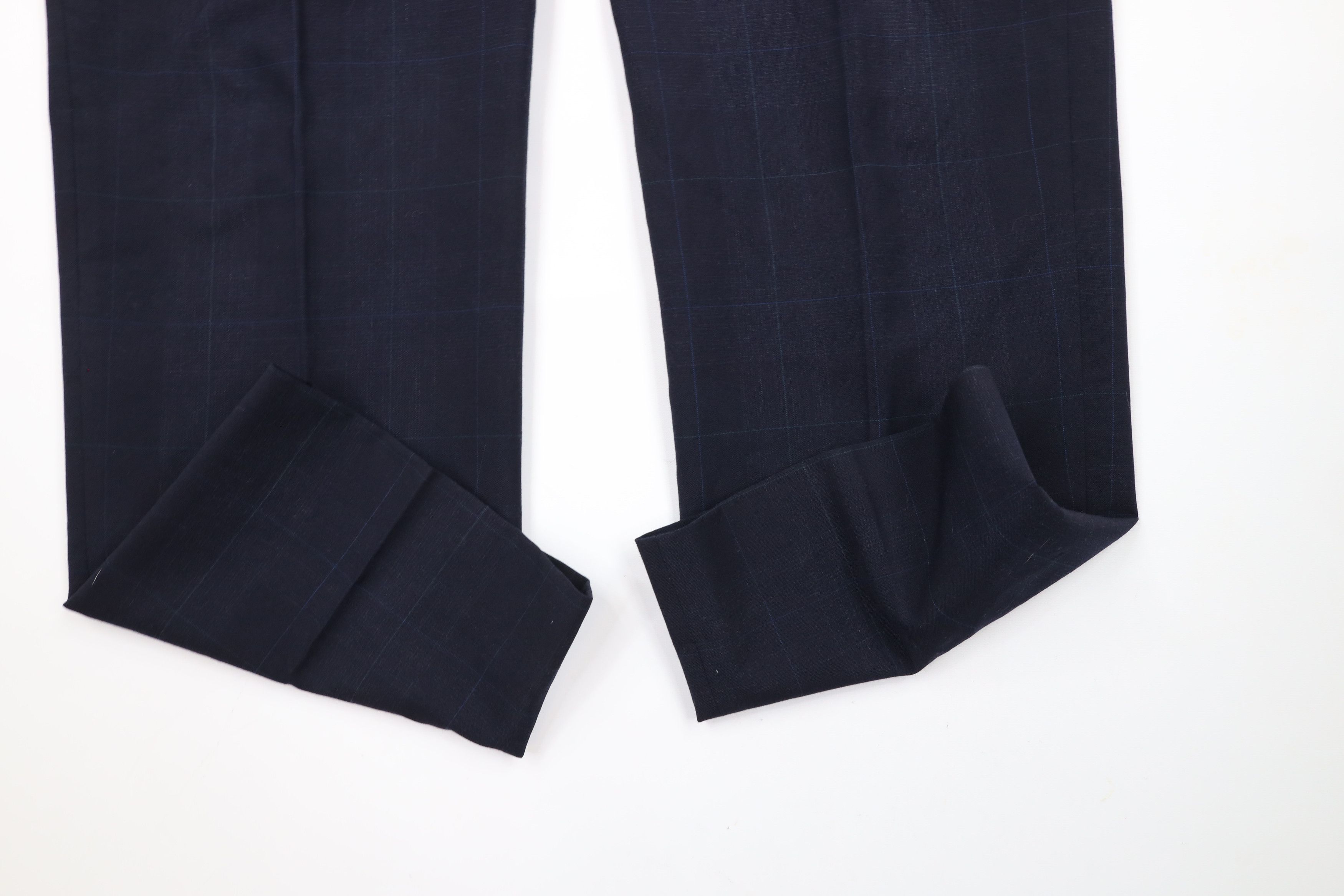 Vintage Vintage 90s Streetwear Hand Tailored Wool Wide Leg Pants Size US 36 / EU 52 - 5 Thumbnail