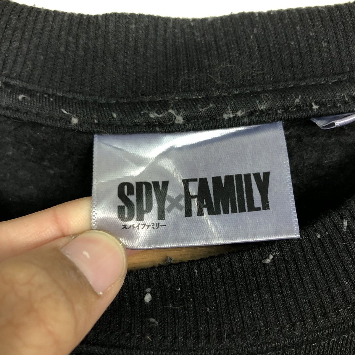 Cartoon Network × Japanese Brand 📌Vintage Sweatshirt Cartoon Spy Family Big Logo Size US L / EU 52-54 / 3 - 14 Thumbnail