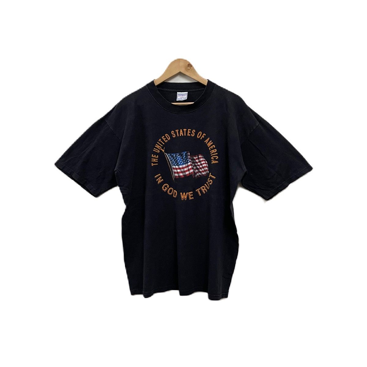 Vintage Vintage 90s In God We Trust Poem Tshirt Size US L / EU 52-54 / 3 - 1 Thumbnail