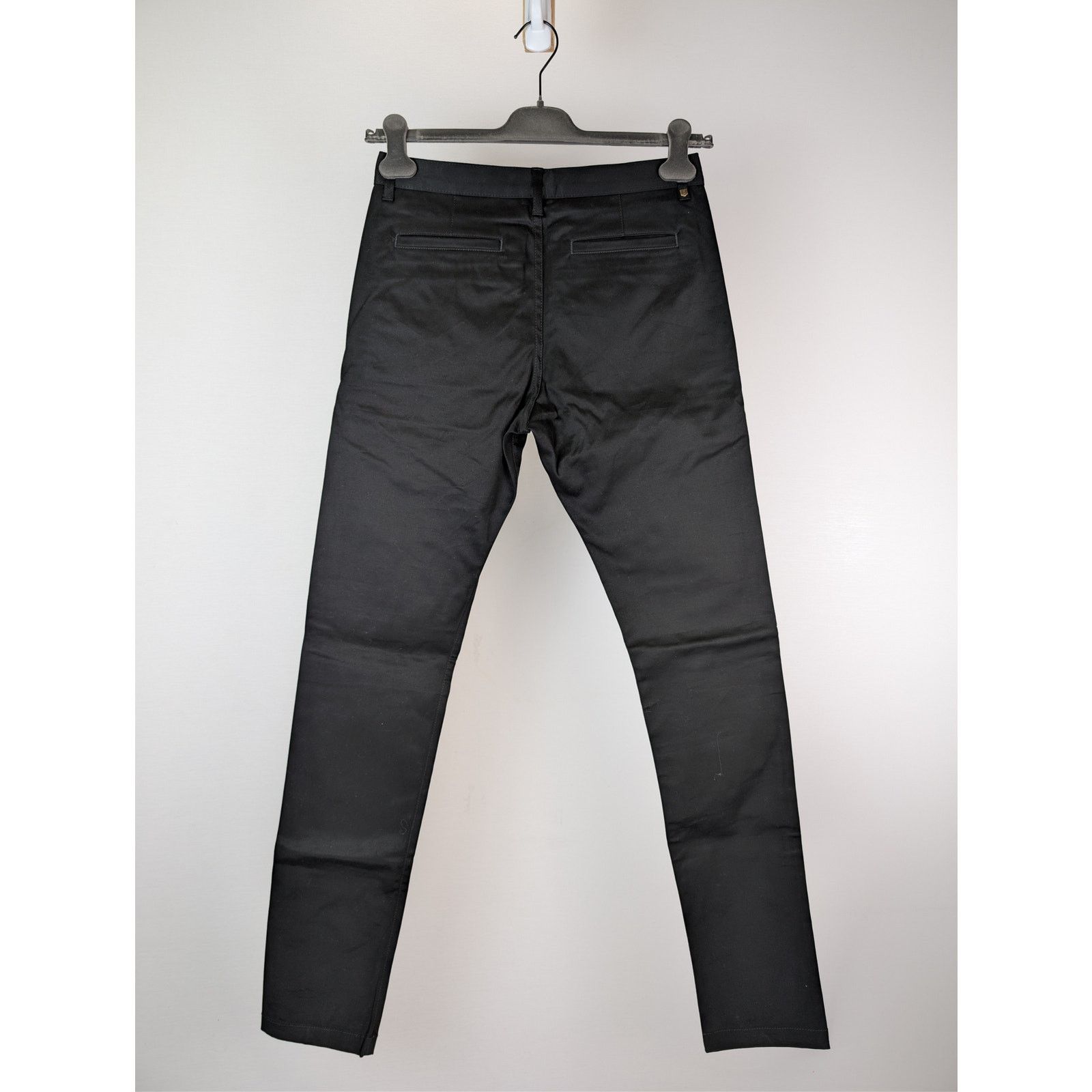 Saint Laurent Paris o1rshd1 Chinos Jeans in Black Raw Size US 29 - 10 Thumbnail