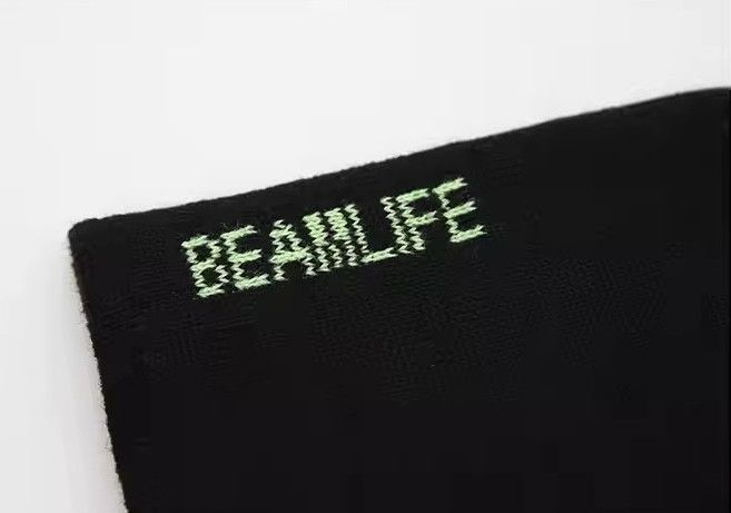 Japanese Brand × Vintage Knitting Graphic Black Unisex Beanie Hat Size ONE SIZE - 5 Thumbnail