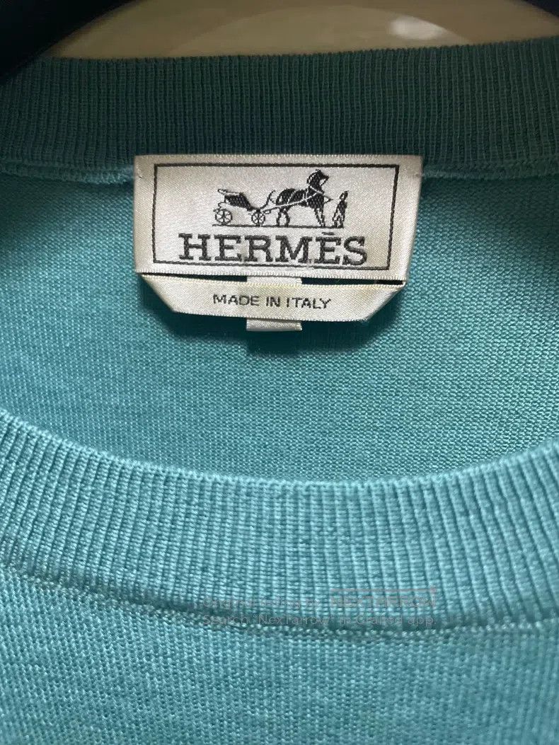 Hermes Hermes Cashmere and Silk Blended Long Sleeve Knit Sweater Size US M / EU 48-50 / 2 - 7 Thumbnail