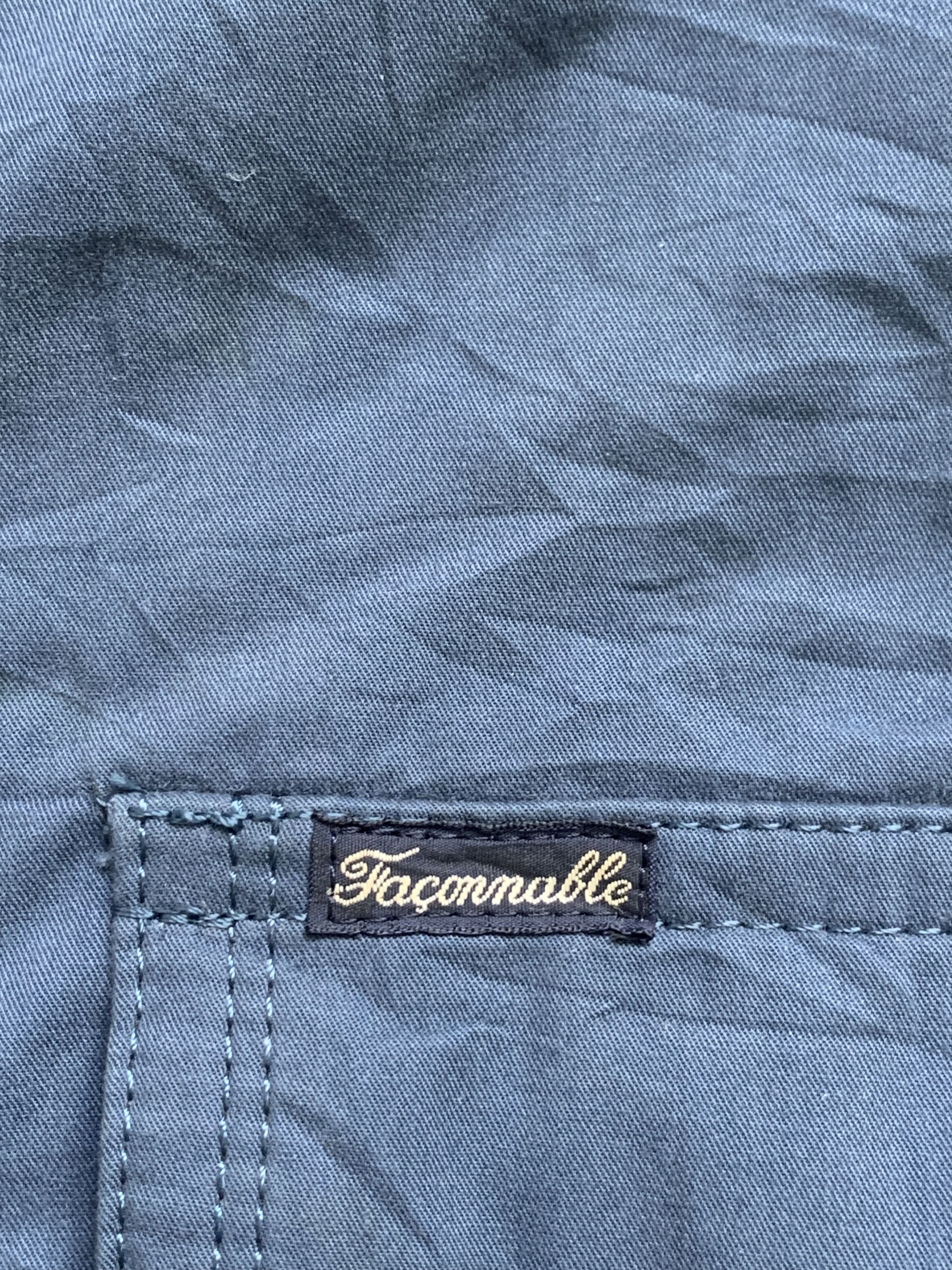 Designer × Vintage Rare Design Vintage Faconnable Riri Zipper Coat Size US L / EU 52-54 / 3 - 6 Thumbnail