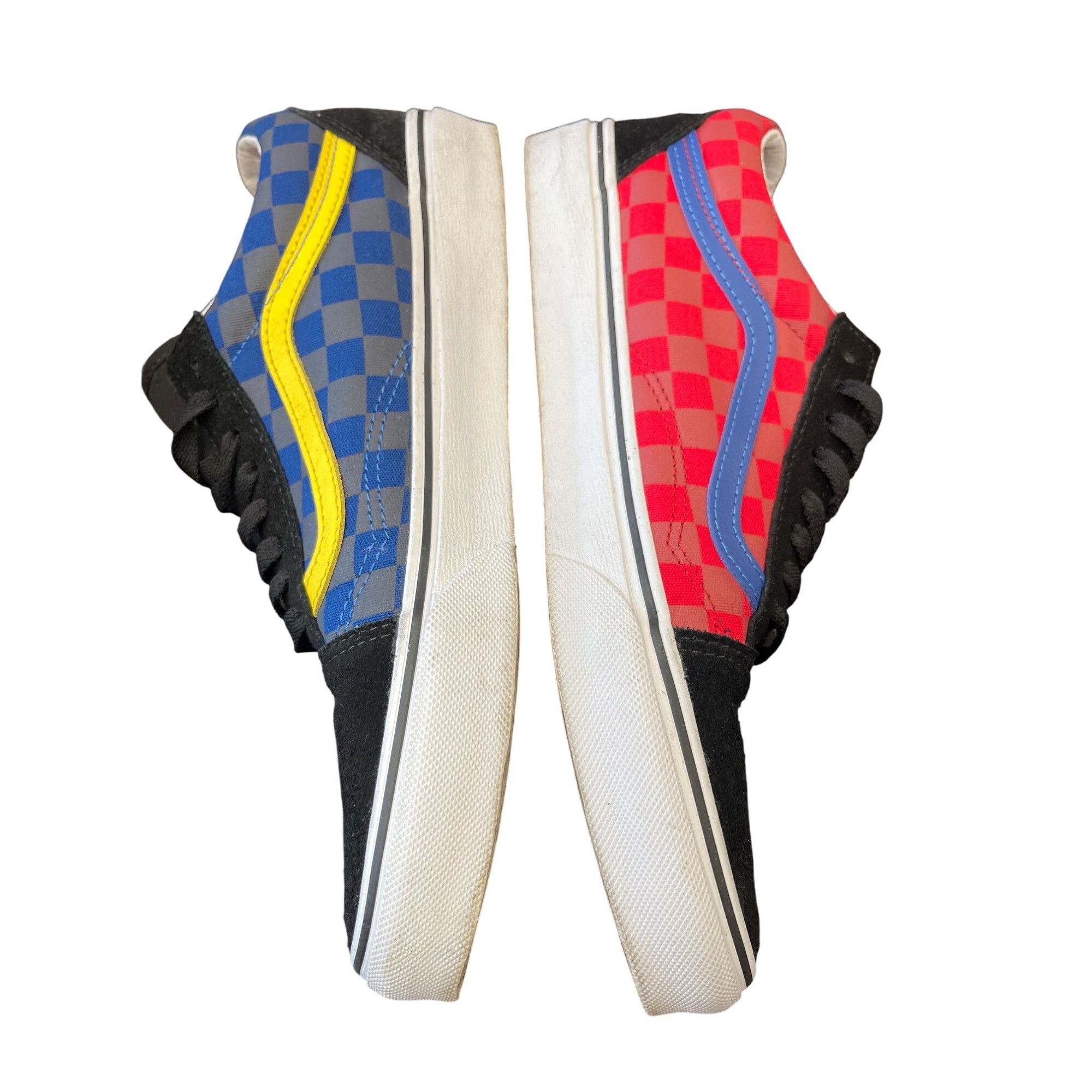 Vans Vans mens Sneakers Red Blue Checkered Size 9.5 SKU 8911 Size US 9.5 / EU 42-43 - 2 Thumbnail