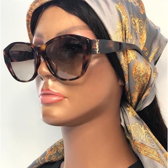 Yves Saint Laurent 💯- New Authentic Saint Laurent SLM8 Cat Eye Havana Brown Fr Size ONE SIZE - 1 Thumbnail