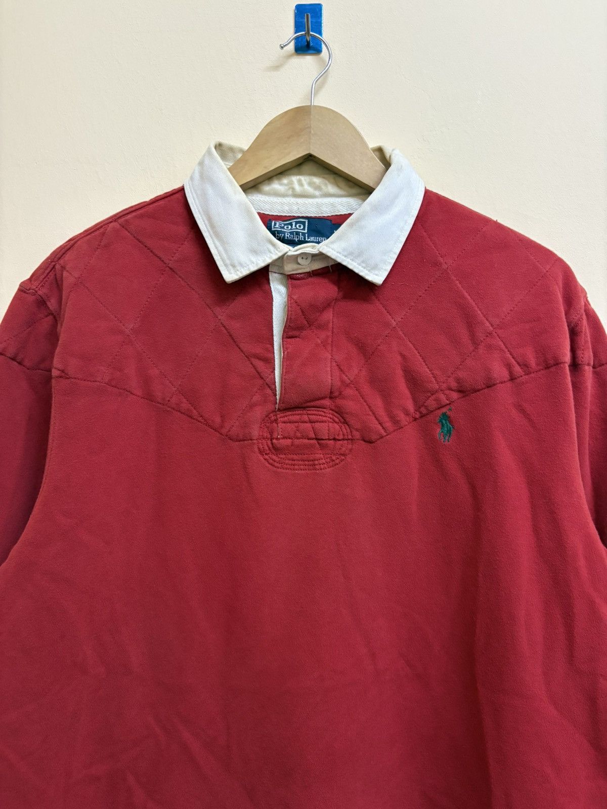 Polo Ralph Lauren Vintage 90s Polo Ralph Lauren RL Rugby Long Sleeve Size US XL / EU 56 / 4 - 2 Thumbnail