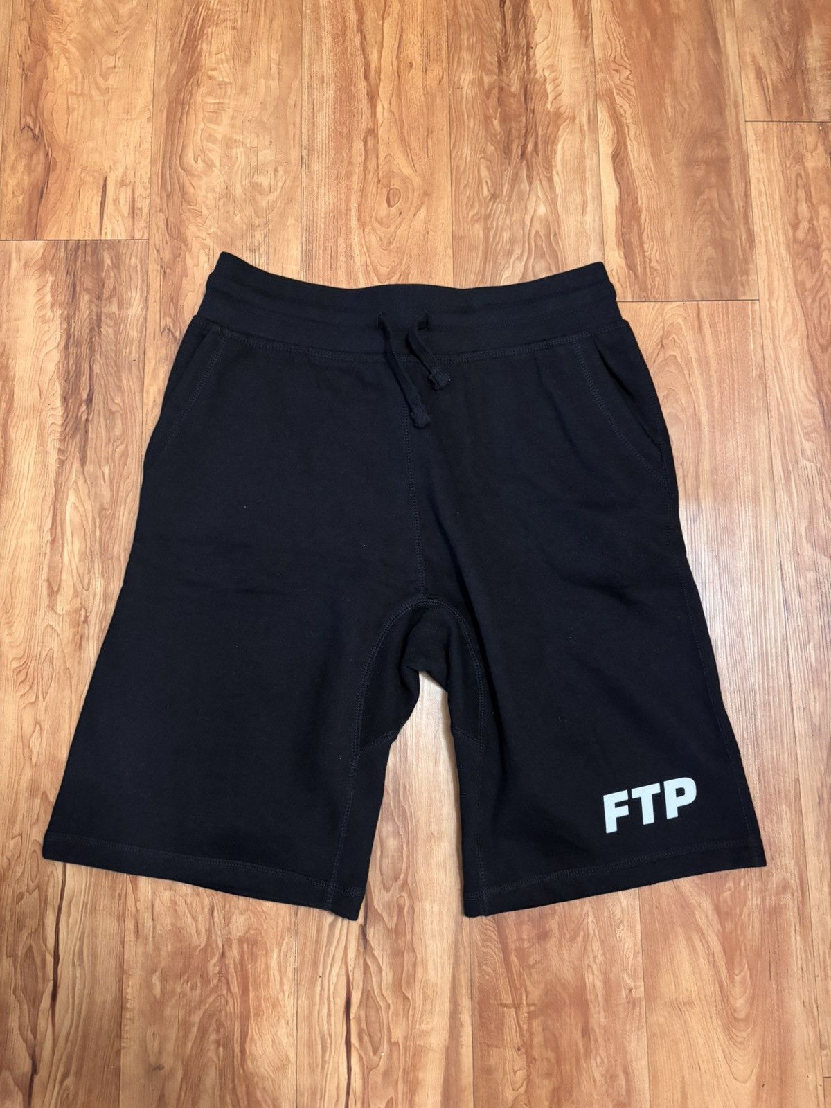 Fuck The Population FTP Logo Shorts Black LARGE Size US 32 / EU 48 - 1 Thumbnail