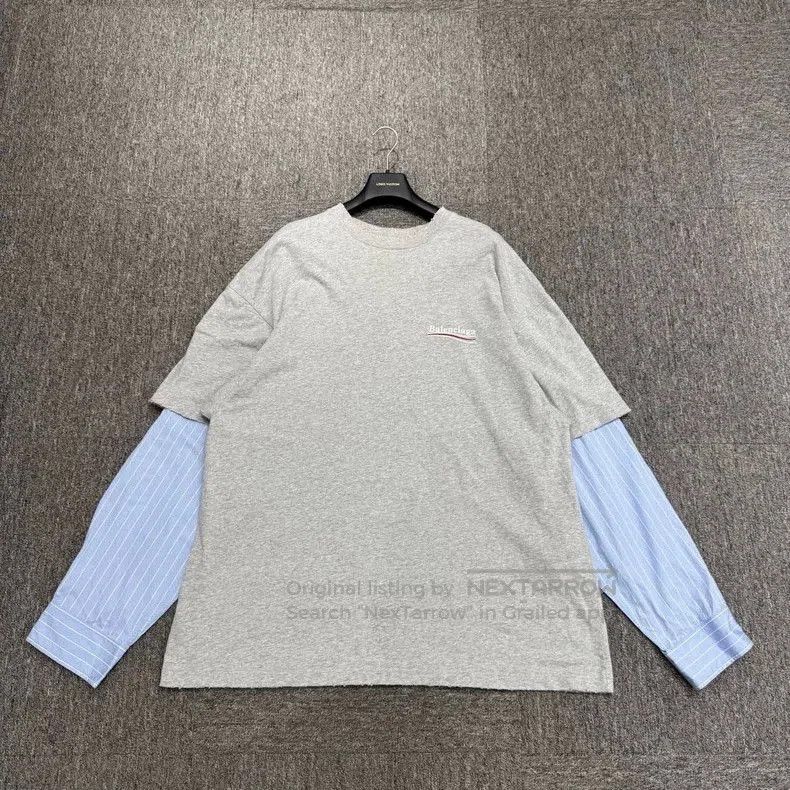 Balenciaga Balenciaga Coke Print Layered Longsleeve. Size US M / EU 48-50 / 2 - 1 Thumbnail