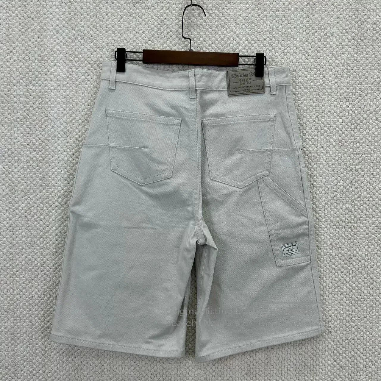 Dior dior beige 1947 patchwork cargo shorts. Size US 30 / EU 46 - 2 Thumbnail