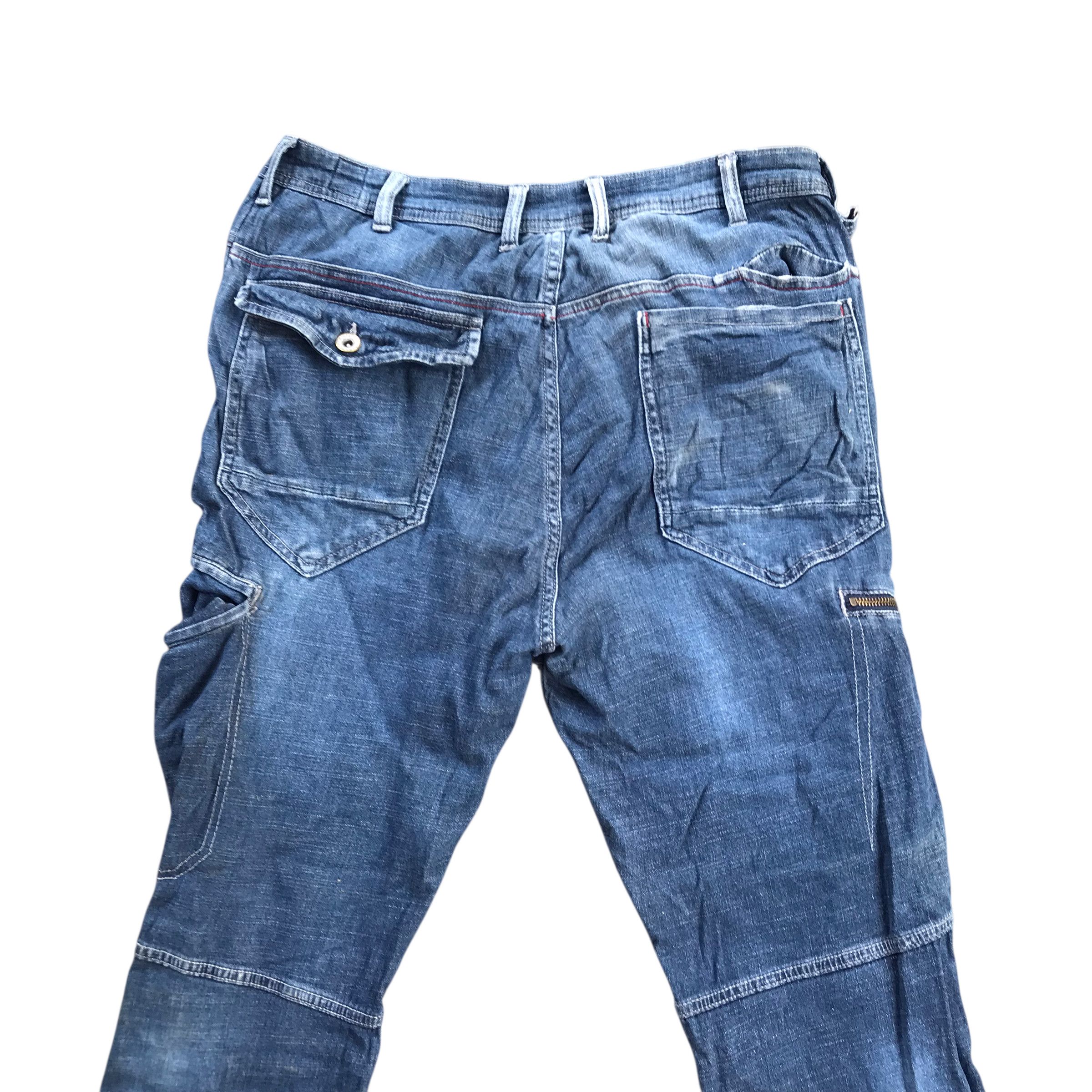 If Six Was Nine Field core Distressed denim Racing -size 34 Size US 34 / EU 50 - 9 Thumbnail