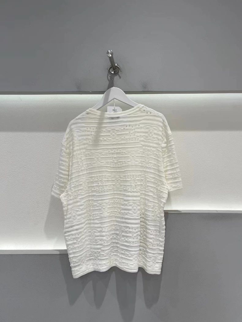 Chanel Chanel White Hollow Logo Short Sleeve Tee -2505 Size US M / EU 48-50 / 2 - 2 Thumbnail