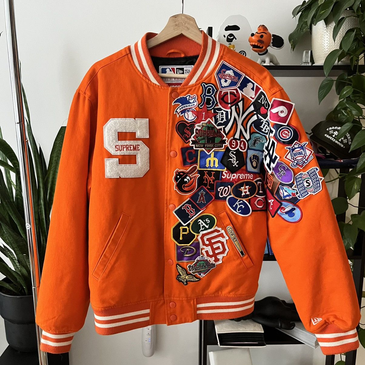 Supreme / New Era®/ MLB Varsity Jacket Supreme New Era MLB Varsity Jacket Black Men's - SS20 - US
