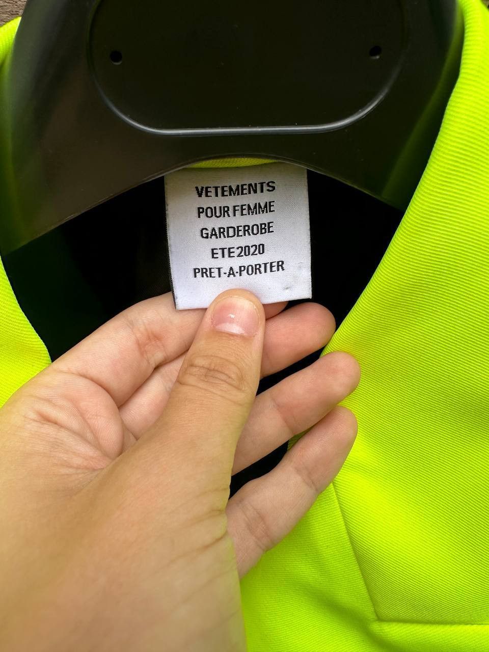 Vetements Vetements yellow blazer Size US XS / EU 42 / 0 - 5 Thumbnail