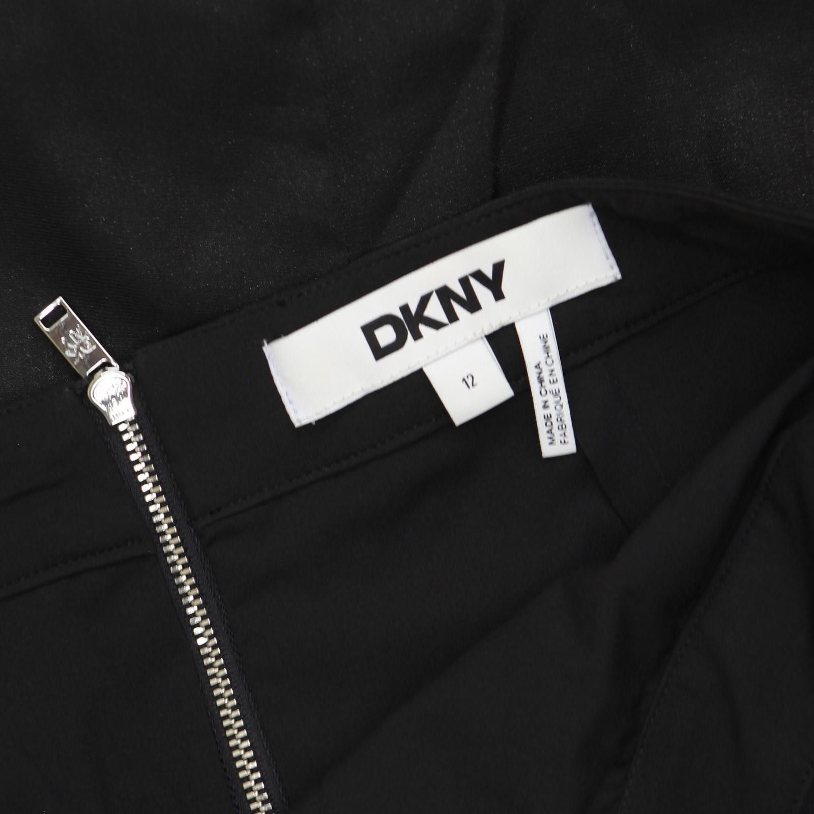DKNY Nwt Dkny Womens Organza Cargo Skirt P4bnuwen Black 12 Size 34" / US 12 / IT 48 - 5 Thumbnail