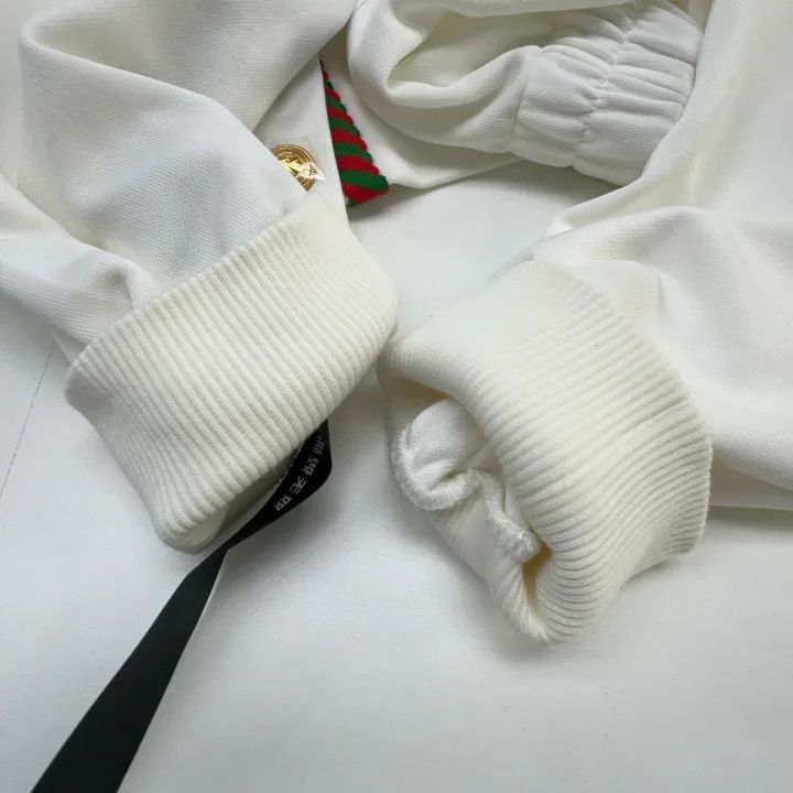 Gucci Gucci White Embroidered Knitted Cardigan for Women-2507 Size XS / US 0-2 / IT 36-38 - 4 Thumbnail