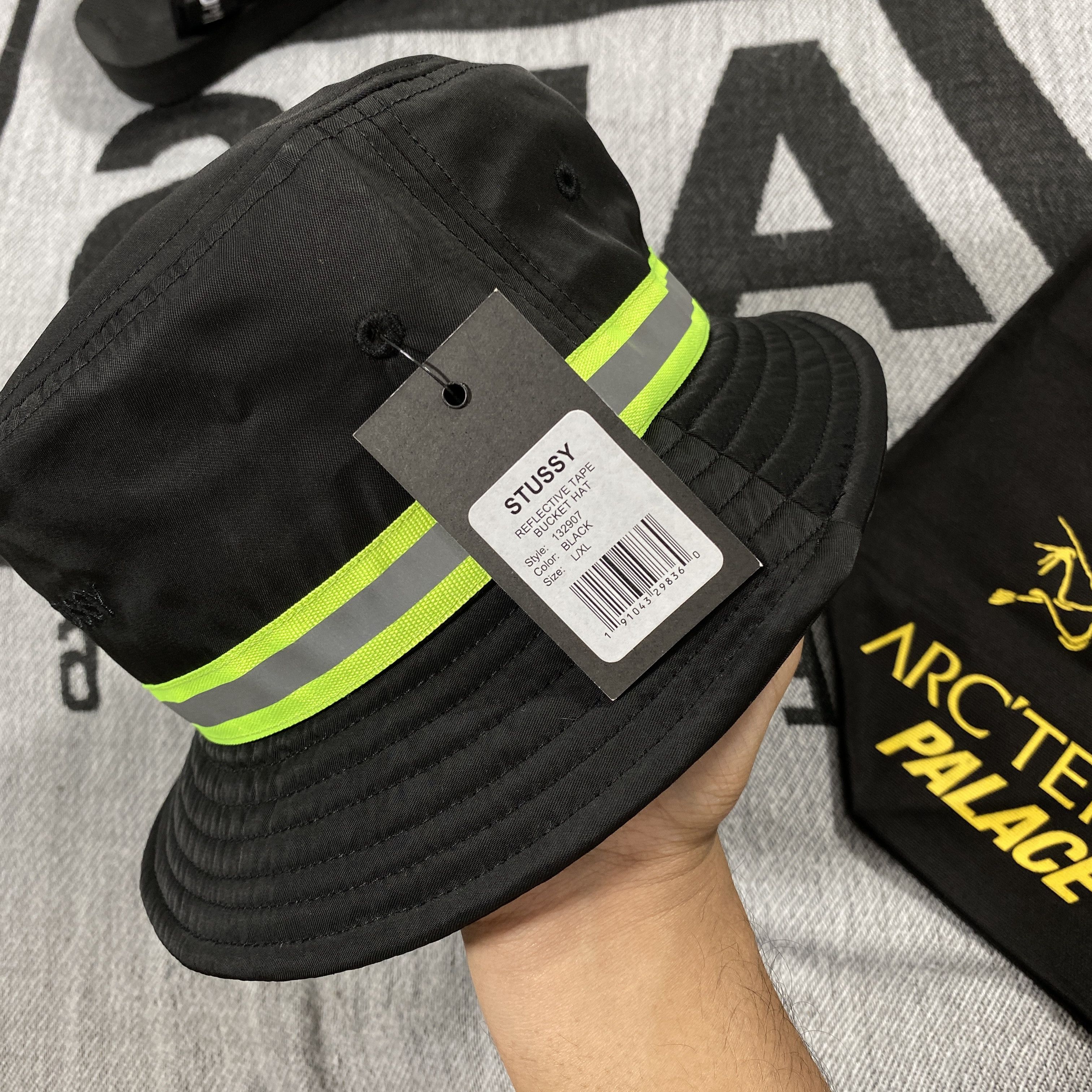 Stussy stussy reflective bucket hat black size L/XL Size ONE SIZE - 2 Thumbnail