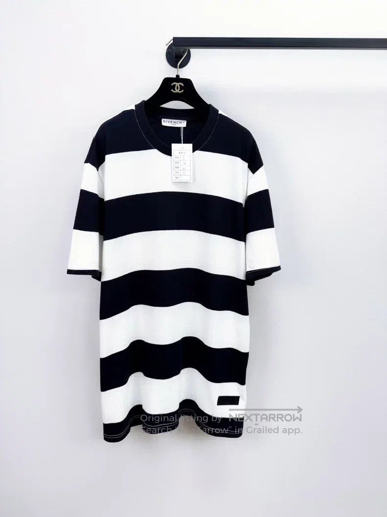Givenchy Givenchy Striped Short Sleeve Size US L / EU 52-54 / 3 - 1 Thumbnail