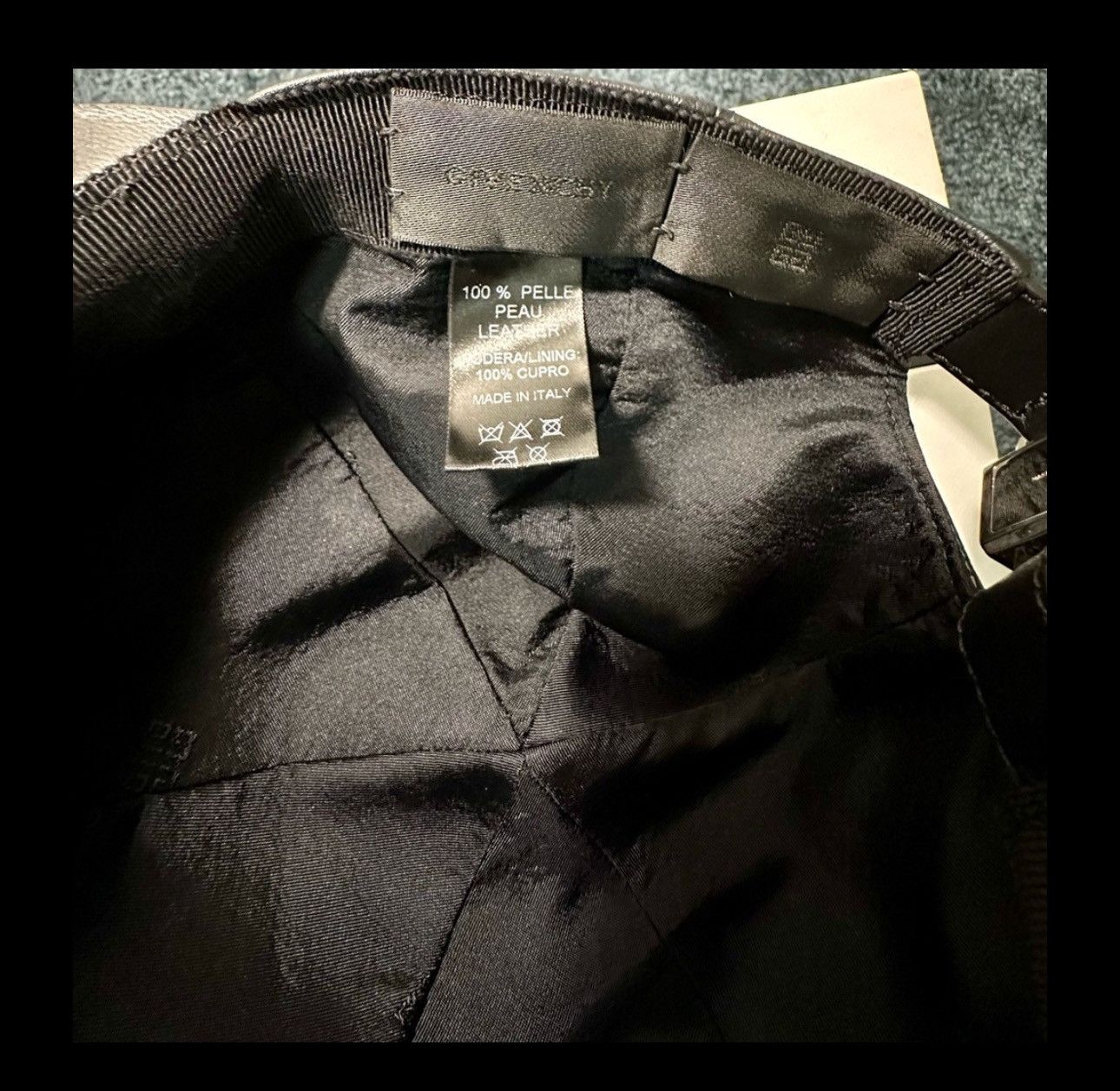 Givenchy 🔥AMAZING🔥 Givenchy Leather Cap w/Horns Size ONE SIZE - 7 Thumbnail
