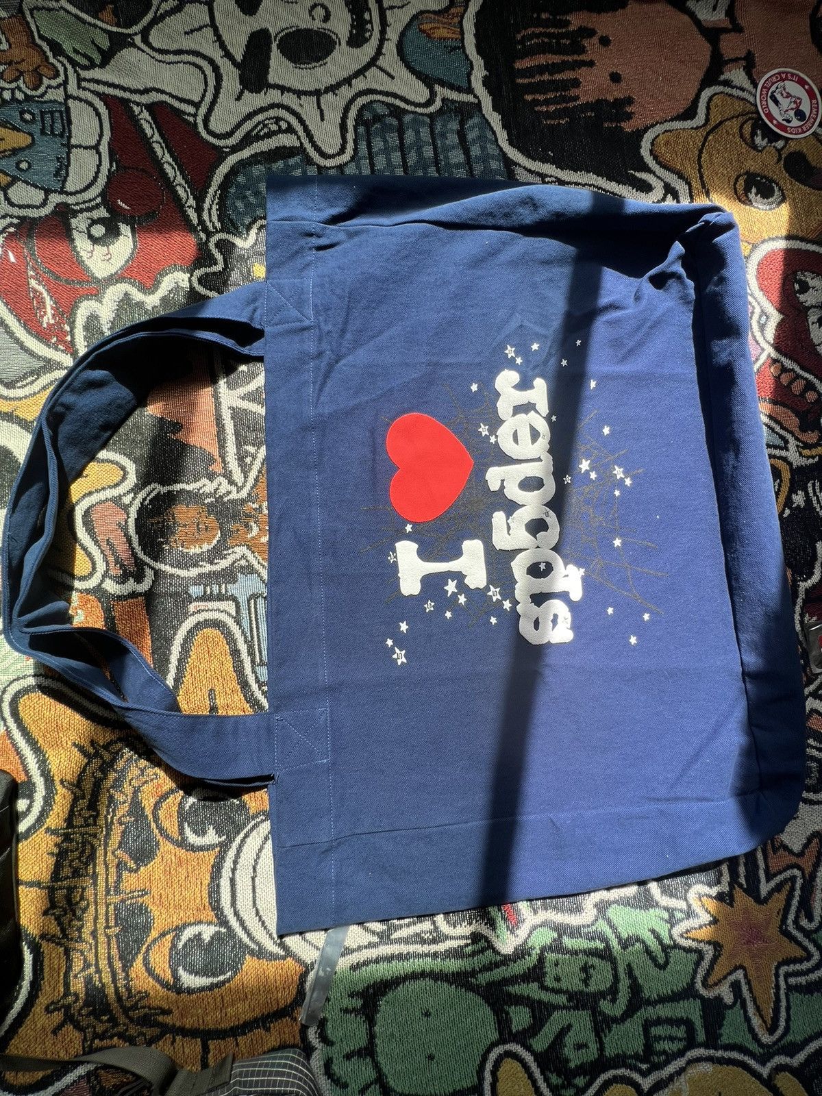 Sp5der 🩻Sp5der Souvenir Xl Tote Bag🩻 Size ONE SIZE - 7 Thumbnail