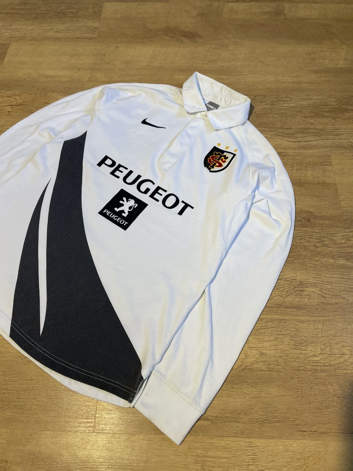 Nike Vintage Nike Maillot rugby STADE TOULOUSAIN 2007 /09 Size US L / EU 52-54 / 3 - 3 Thumbnail