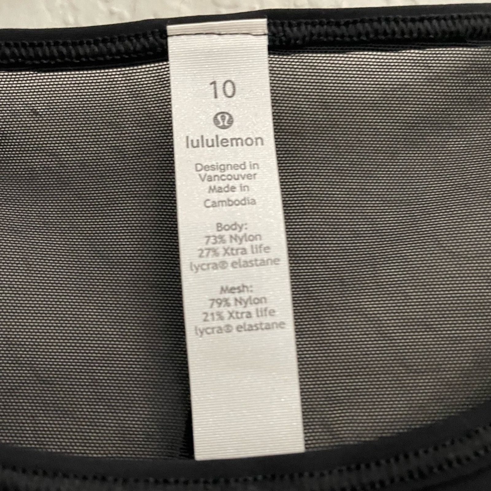 Lululemon Lululemon Pruvit Collab Women 10 For the Run Tank in Black Size L / US 10 / IT 46 - 2 Thumbnail