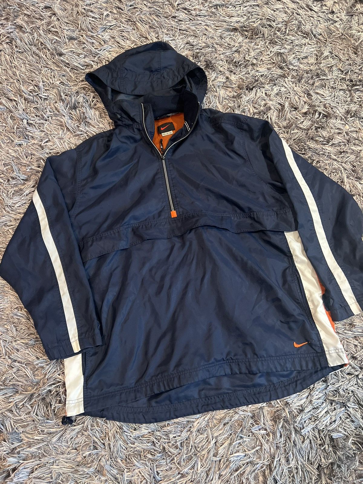 Nike × Vintage Vintage 90s Nike Pullover Jacket Anorak Windbreaker 1999 Size US XL / EU 56 / 4 - 2 Thumbnail