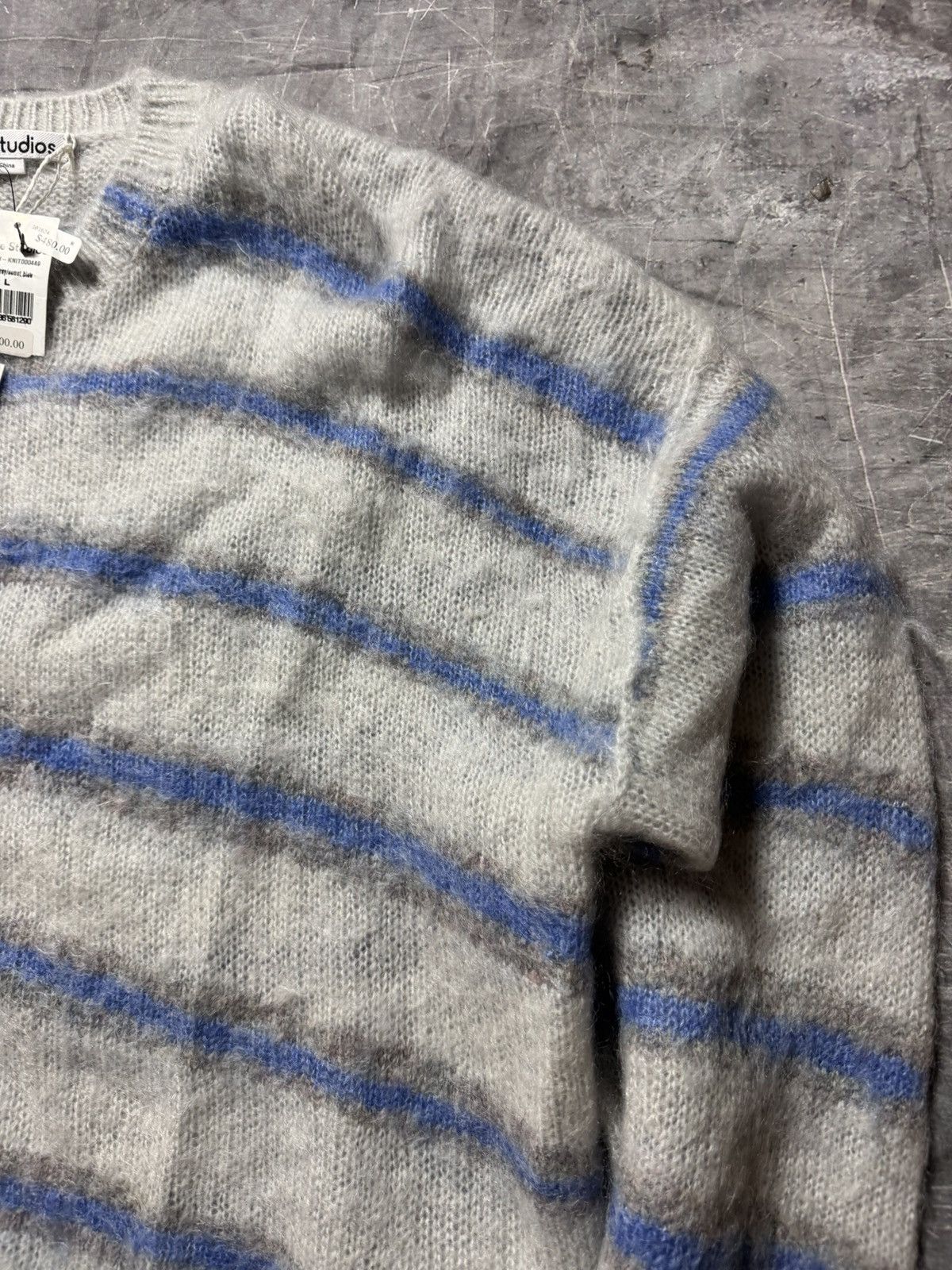 Acne Studios Acne Studios Mohair Striped Sweater Size US L / EU 52-54 / 3 - 4 Thumbnail