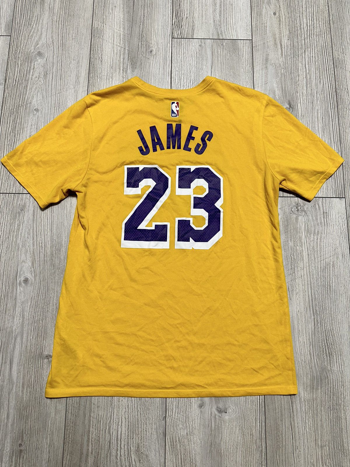 NBA Nike LeBron James #23 Lakers Jersey Shirt Size US M / EU 48-50 / 2 - 5 Thumbnail