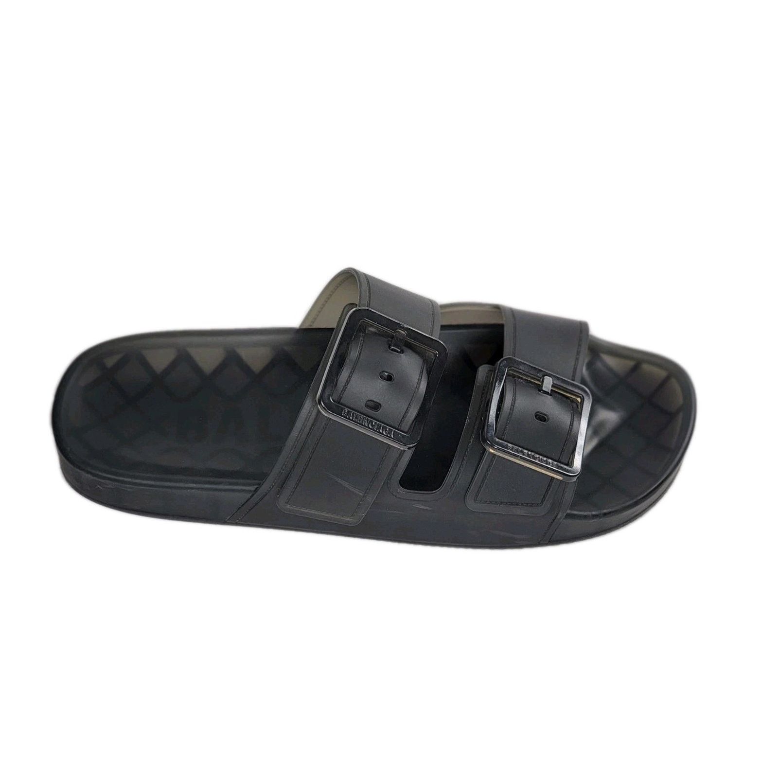 Balenciaga Balenciaga Mallorca Sandal Transparent US9 Black W2DZ1-1000 Size US 9 / IT 39 - 7 Thumbnail