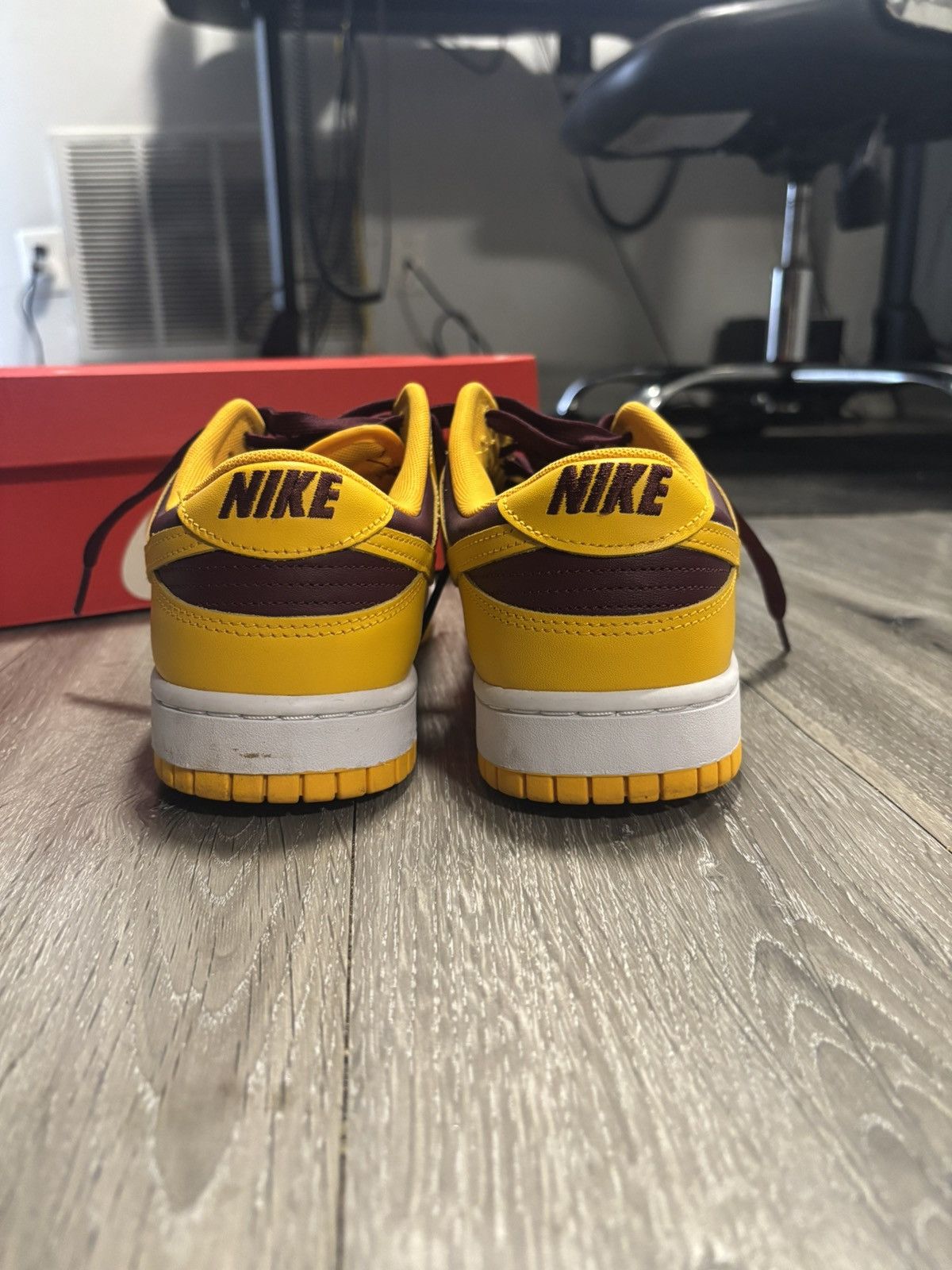 Nike Nike Dunk Low Arizona State DD1391 702 Size US 10.5 / EU 43-44 - 5 Thumbnail