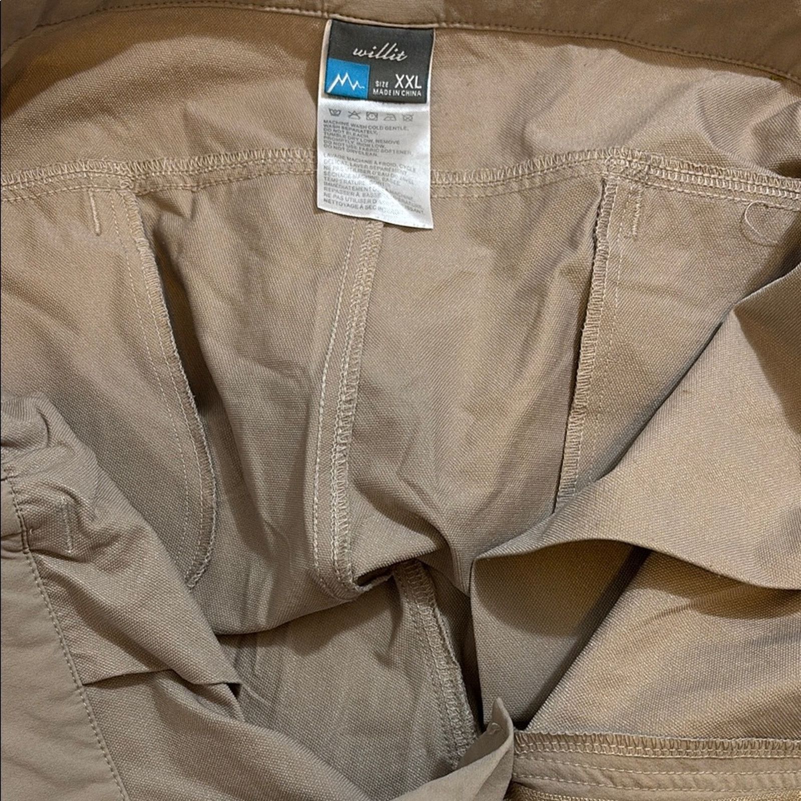 The Unbranded Brand WILLIT Men's Tan Cargo Shorts XXL Size US 38 / EU 54 - 5 Thumbnail