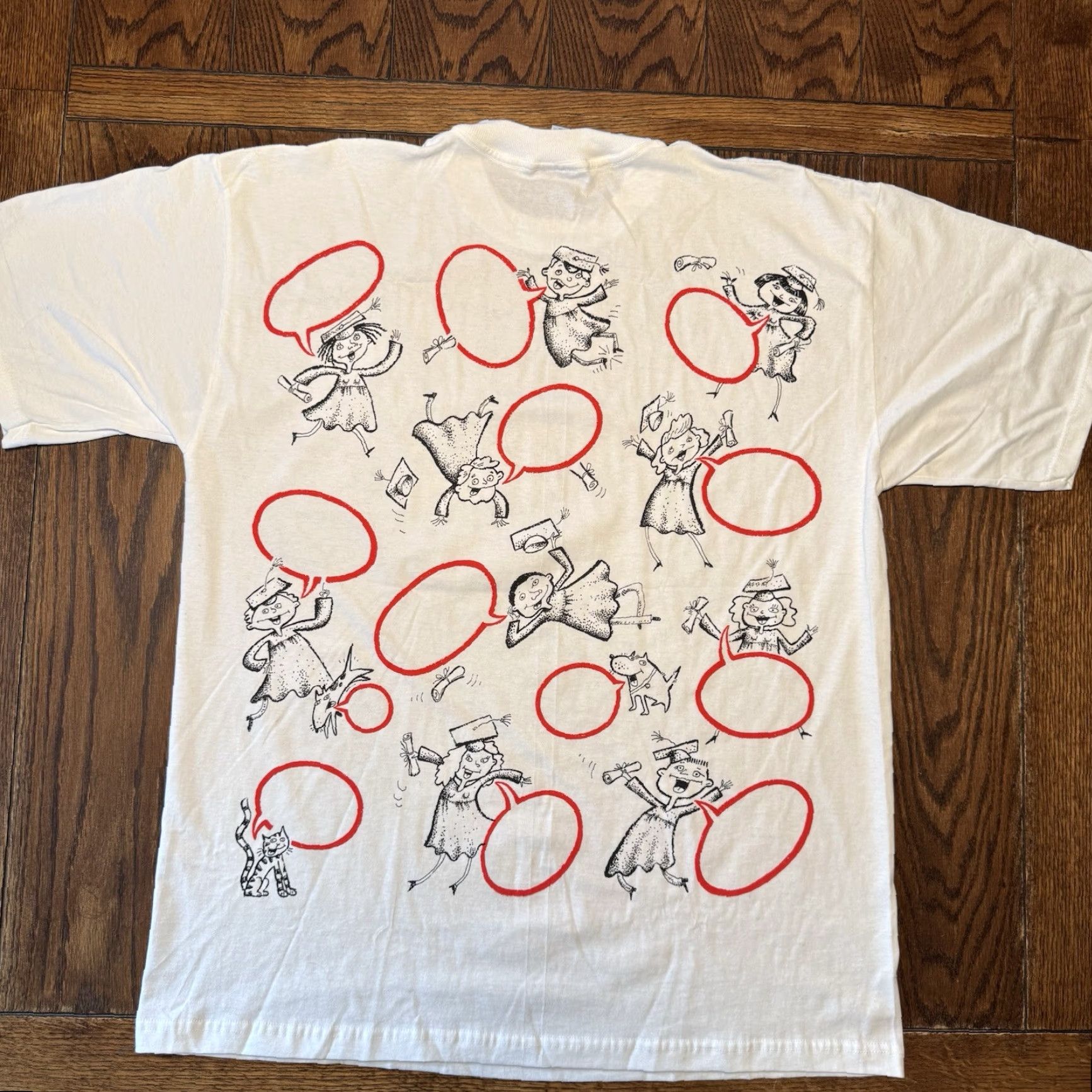 Vintage VINTAGE We Are The Future T Shirt XL White Cotton USA Made 90s Shoebox Silver Mountain HMK CDS Men Size US XL / EU 56 / 4 - 5 Thumbnail