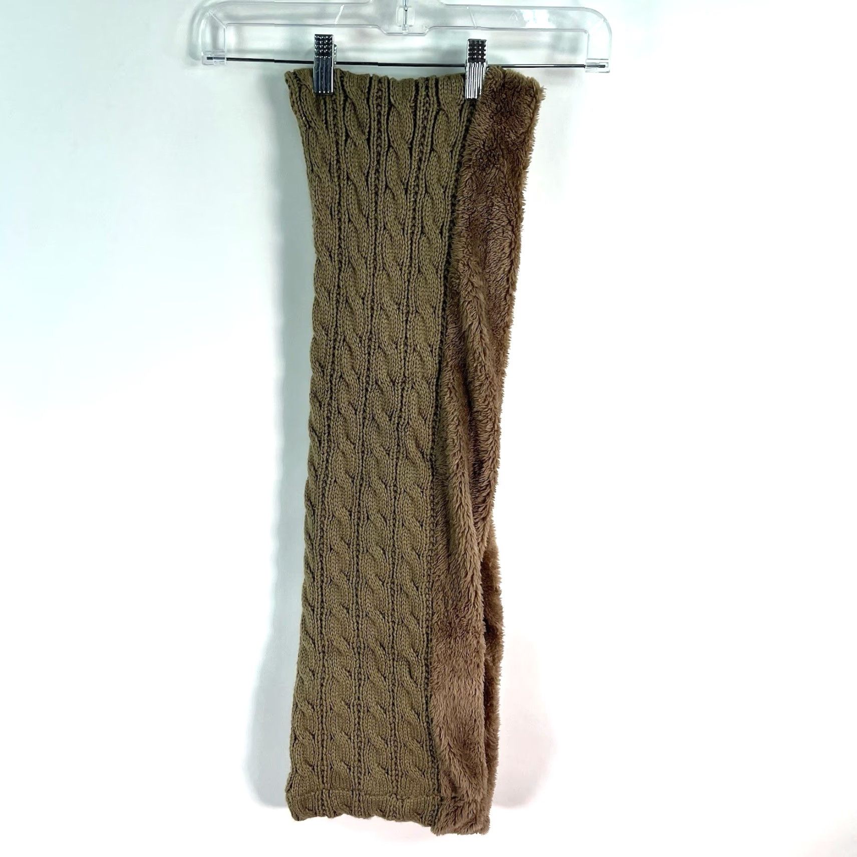 Ugg Brown UGG Infinity Scarf Faux Fur Soft Wrap Knit 28X8 Size ONE SIZE - 5 Thumbnail