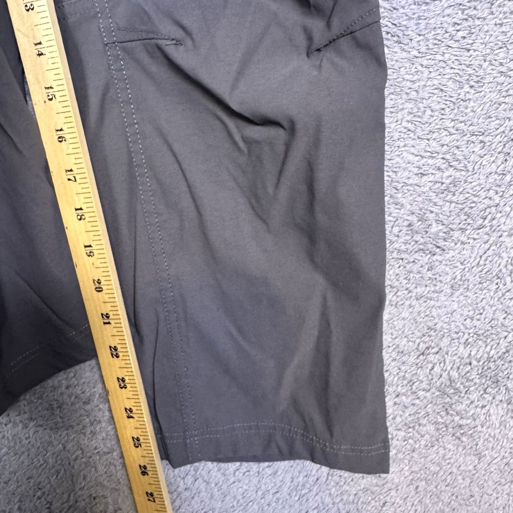 Eddie Bauer Eddie Bauer Pants Mens 33x26 Guide Pro Cargo Hike Unlined Hemmed First Ascent Gray Stretch Size US 33 - 7 Thumbnail