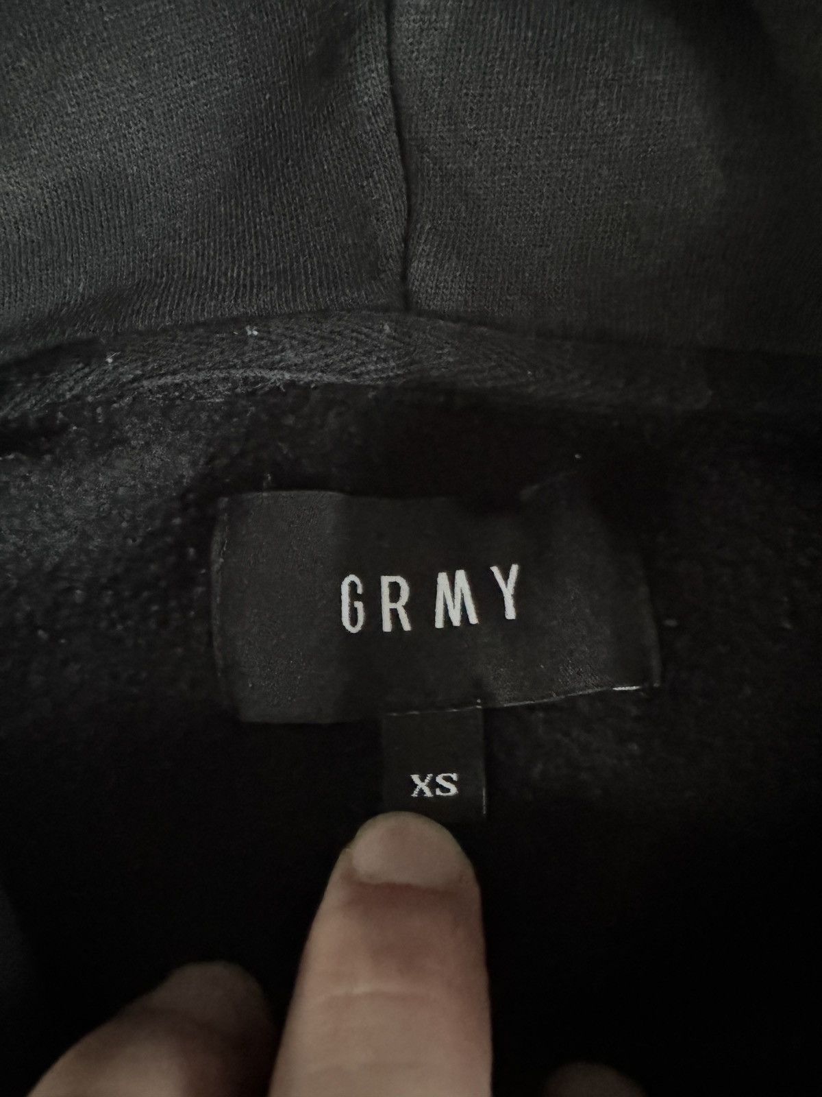 Japanese Brand Grimey Hoodie black y2k print logo boxy rap skate Size US XS / EU 42 / 0 - 6 Thumbnail