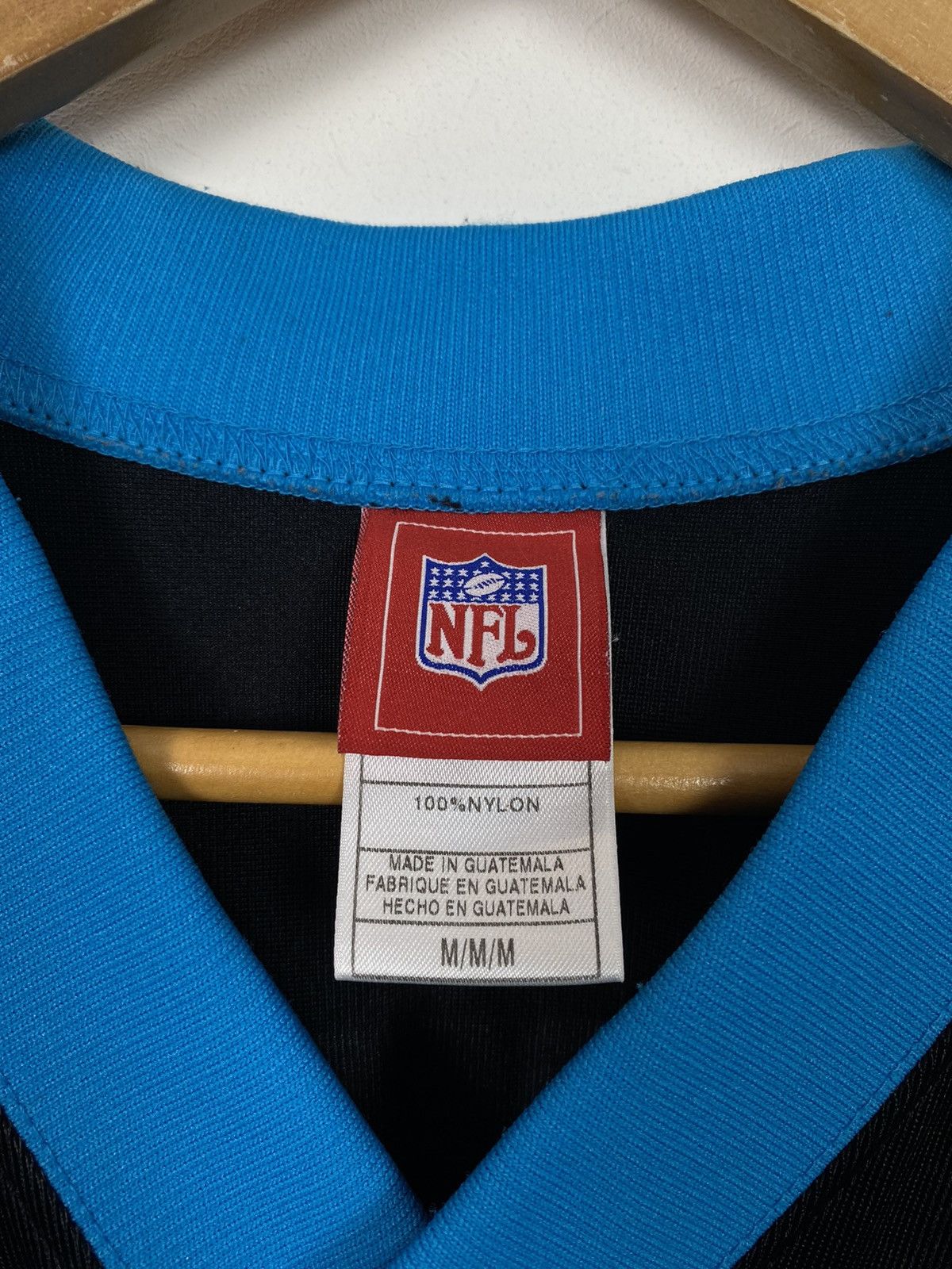 NFL × Reebok Reebok NFL Davis #48 Carolina Panthers Football Jersey Black Size US XL / EU 56 / 4 - 7 Thumbnail