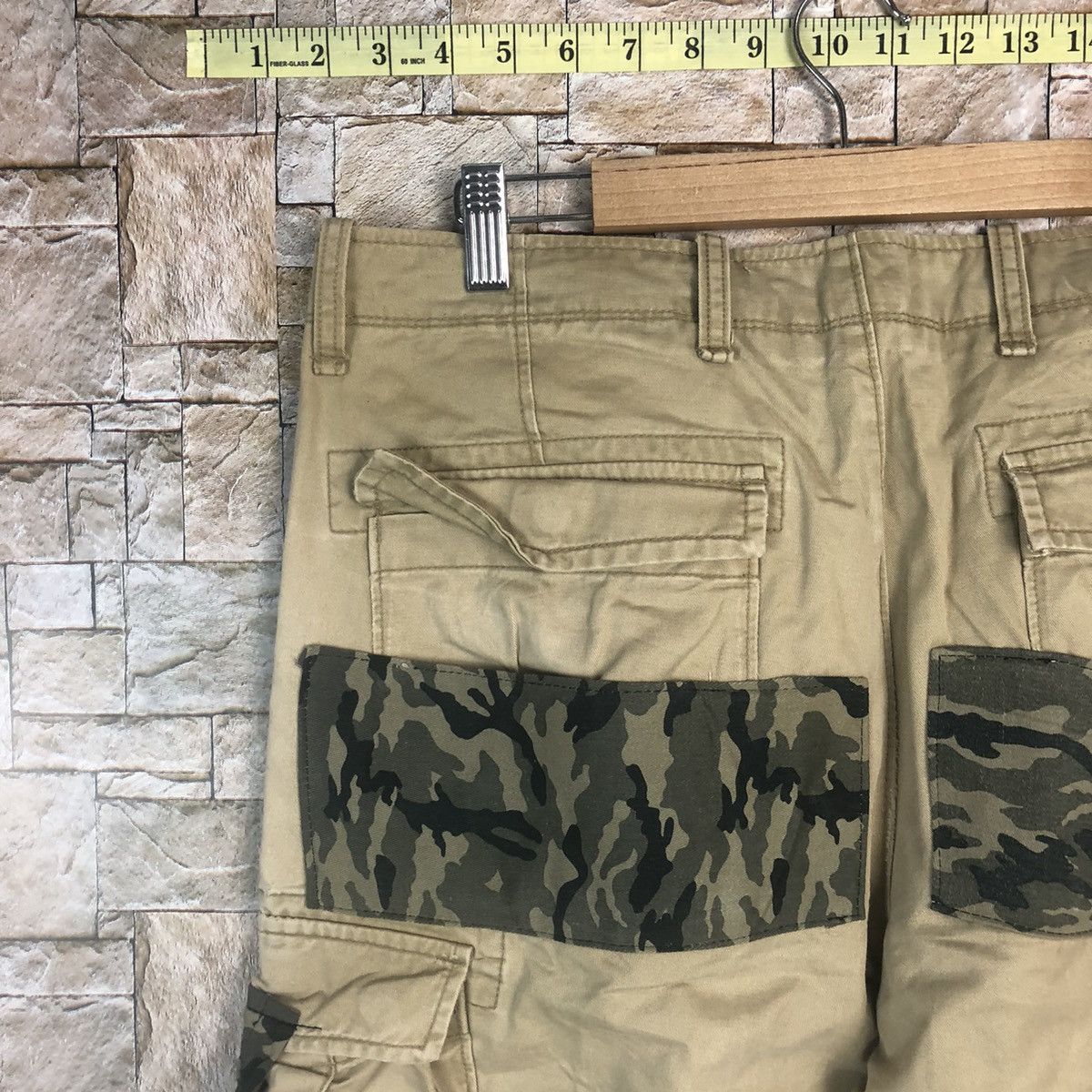 Vintage Gap rework Custom utility patchwork Cargo Pants #A363 Size US 32 / EU 48 - 19 Thumbnail