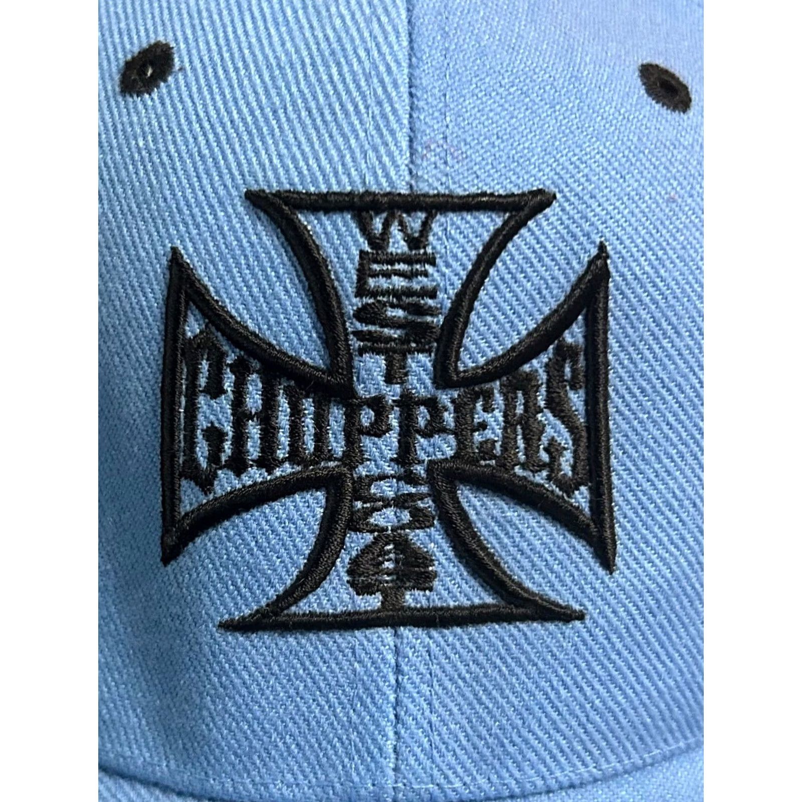 West Coast Choppers VINTAGE West Coast Choppers Hat Cap Baseball Cap Adjustable Men Blue Jesse James USA Motorcycle Y2K One Size Mens Cap Size ONE SIZE - 2 Thumbnail