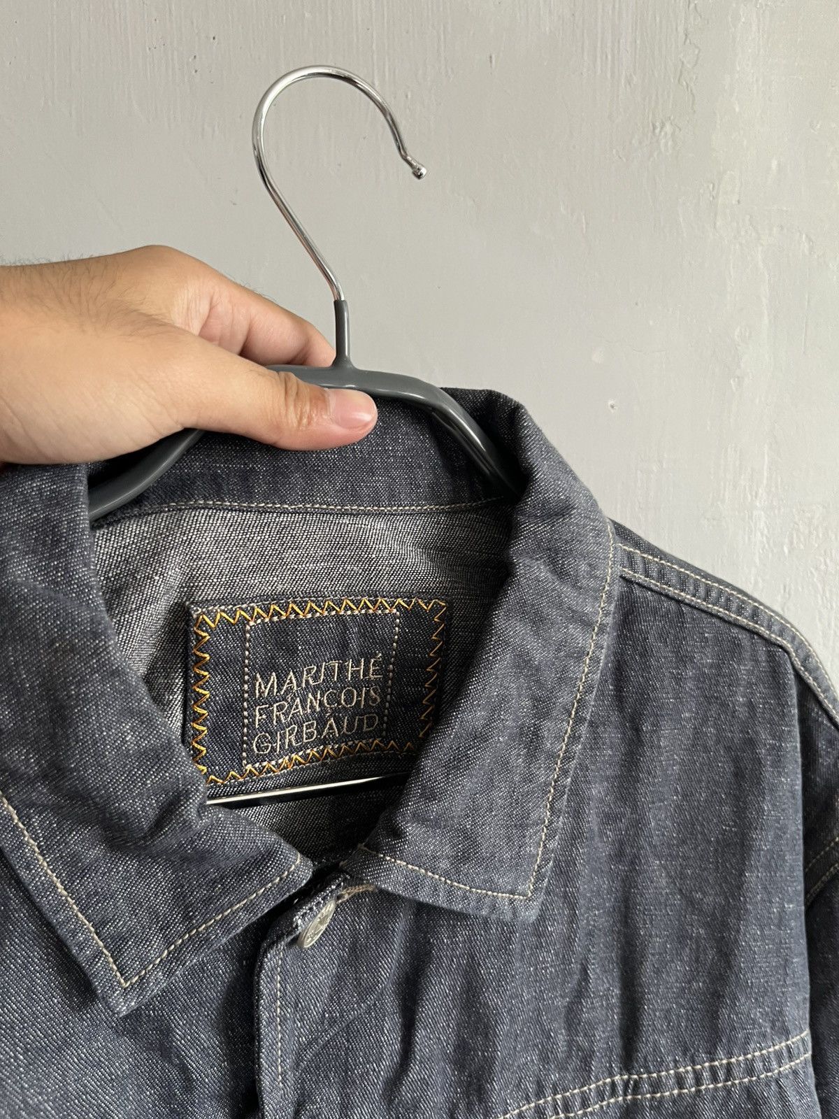 Marithe + Francois Girbaud Marithe + Francois Girbaud Type 2 Raw Denim Jacket Size US M / EU 48-50 / 2 - 7 Thumbnail