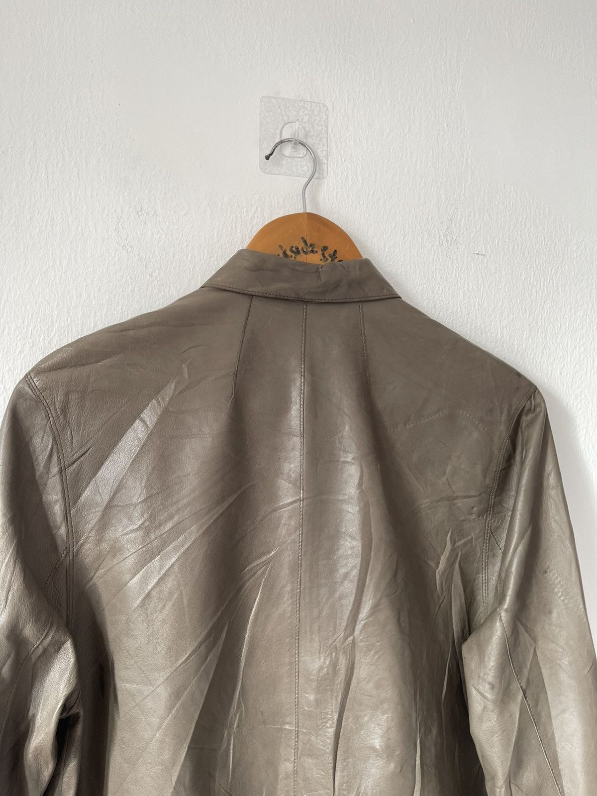 Designer Slyvie Schimmel Lamb Leather Jacket Size US XS / EU 42 / 0 - 10 Thumbnail