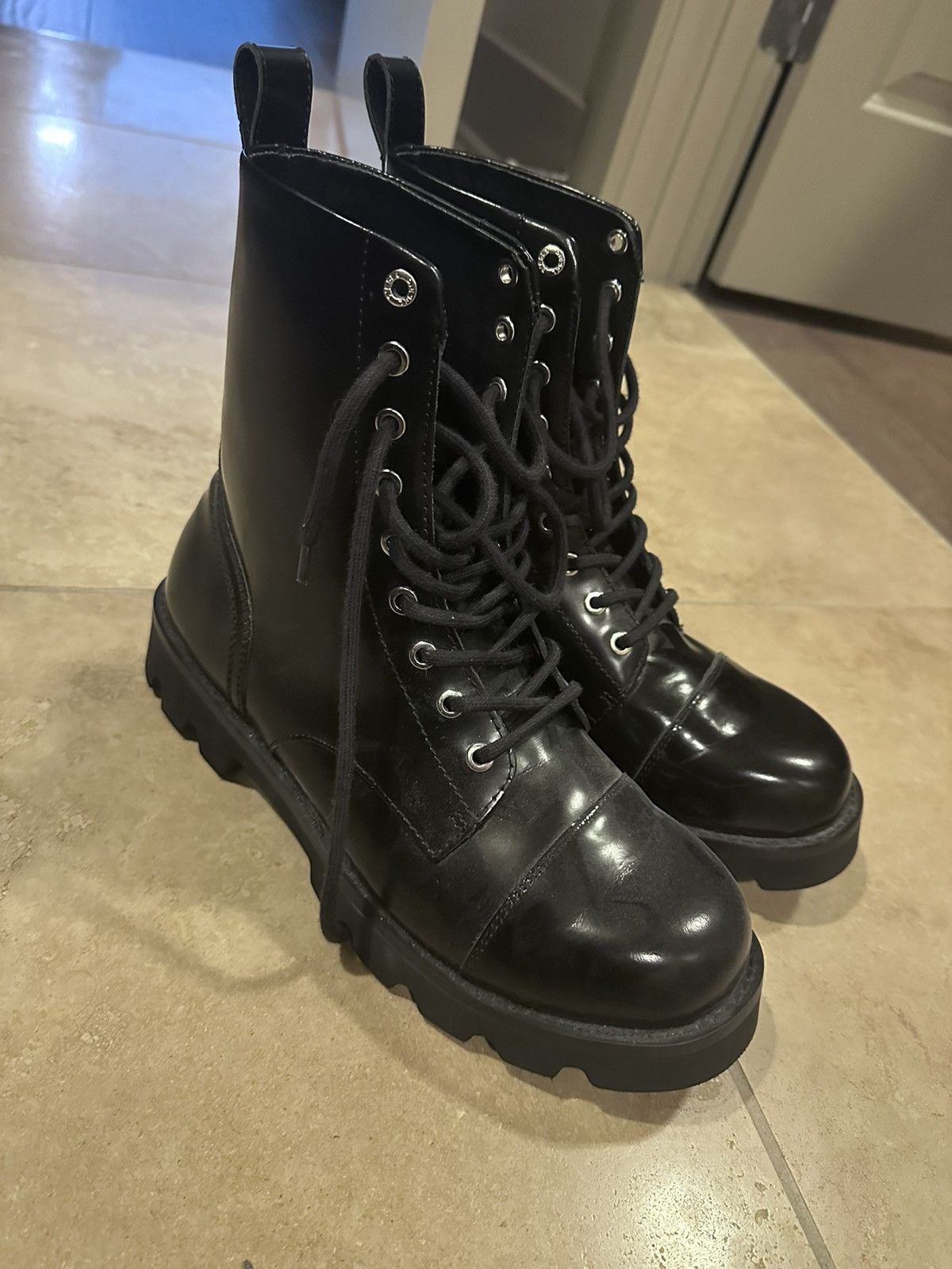 image of Diesel D-Hammer Bt Black Boots, Men's (Size 10)