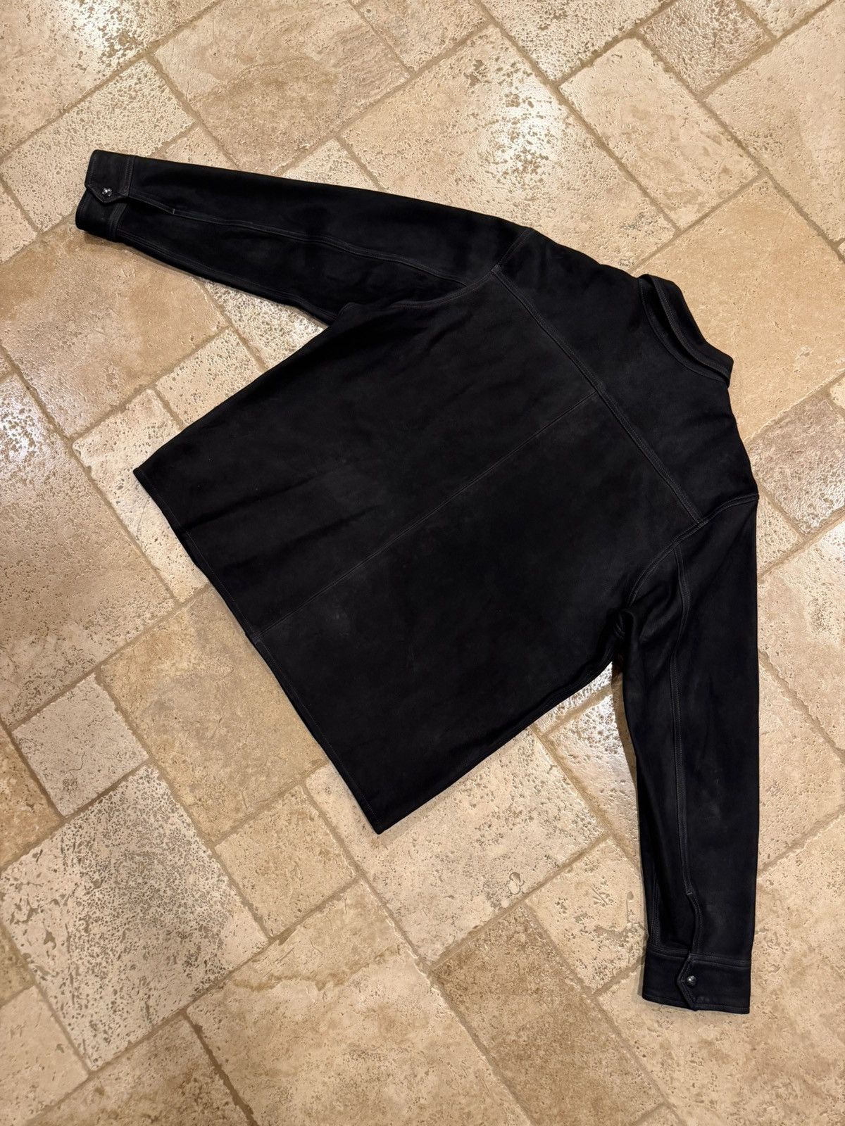 RRL Ralph Lauren RRL Ralph Lauren Roughout Sheep Suede Leather Workshirt Jack Size US XXL / EU 58 / 5 - 13 Thumbnail