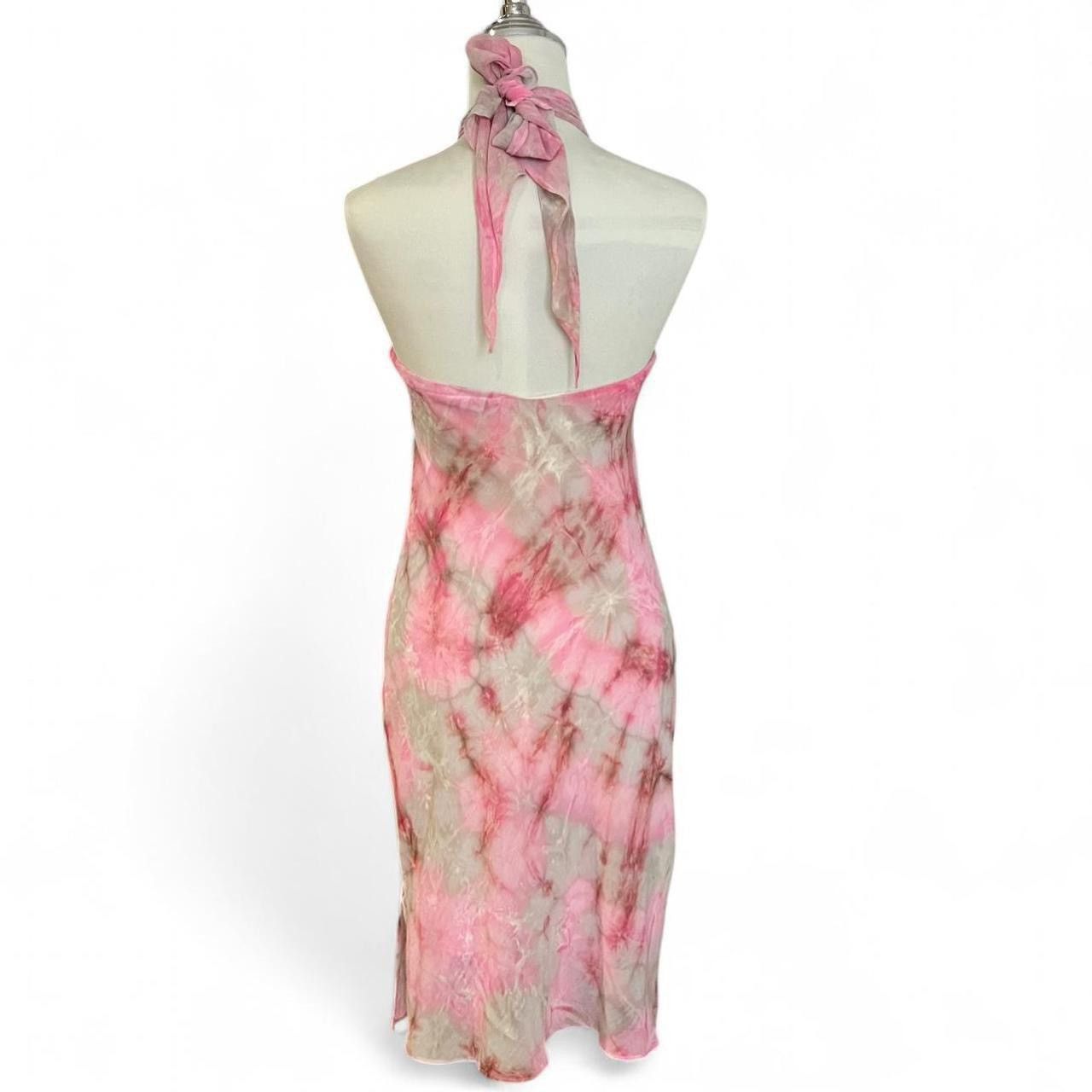 Vintage Vintage Y2K fairy boho beachy mesh halter midi dress🪷🩵 Size S / US 4 / IT 40 - 2 Thumbnail