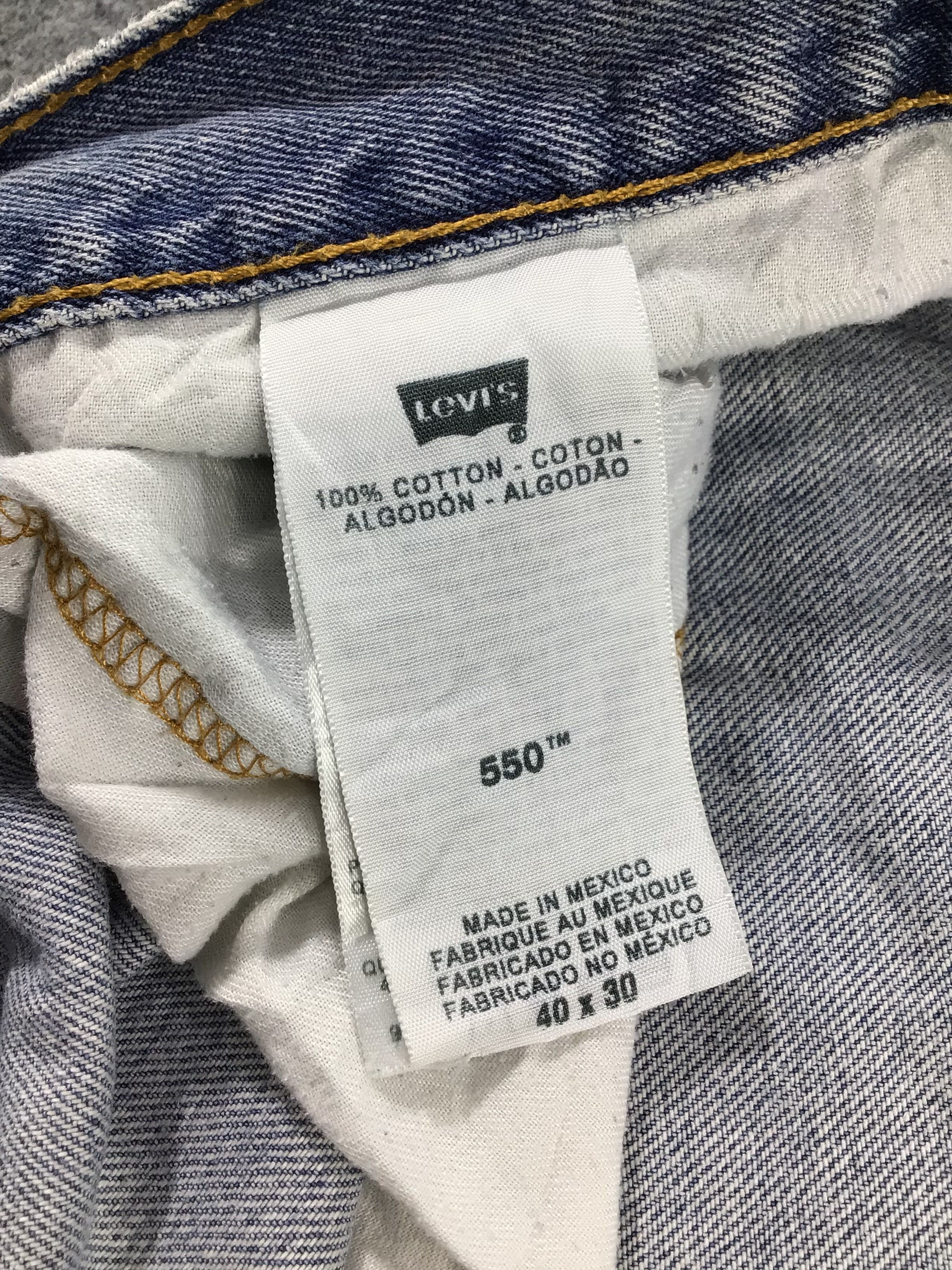 Levi's Vintage Levis 550 Jeans Distressed-J811 Size US 39 - 10 Thumbnail