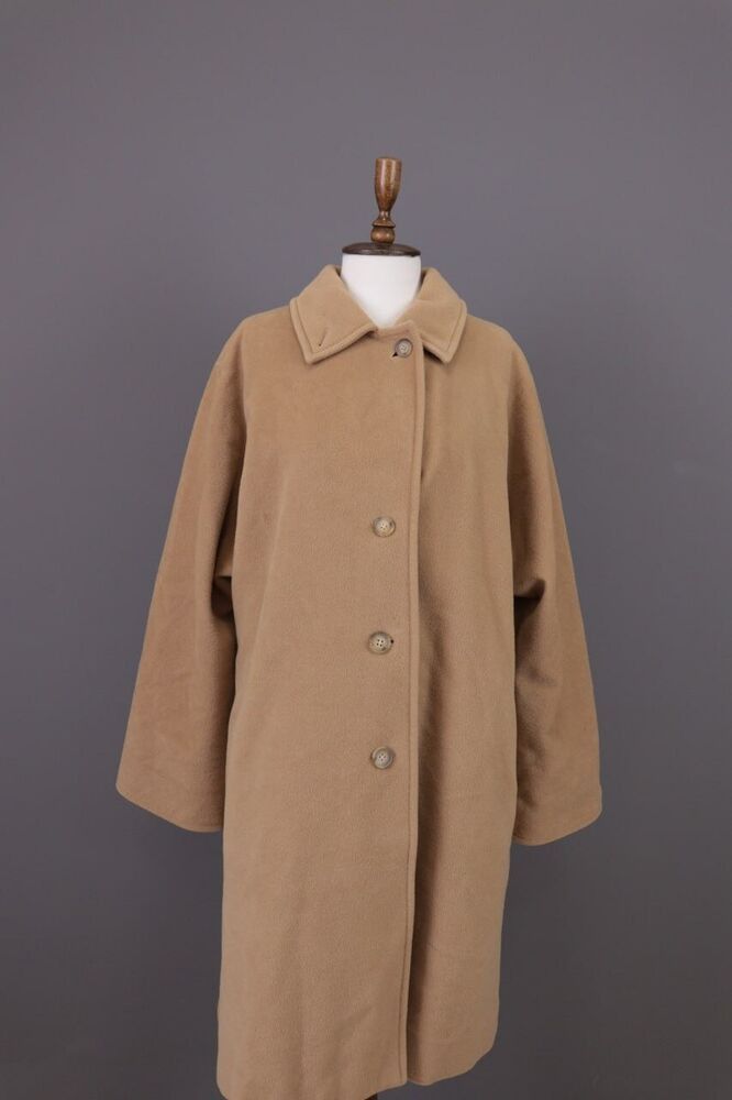 image of Avant Garde Max Mara Coat Jacket in Beige, Women's (Size XL)