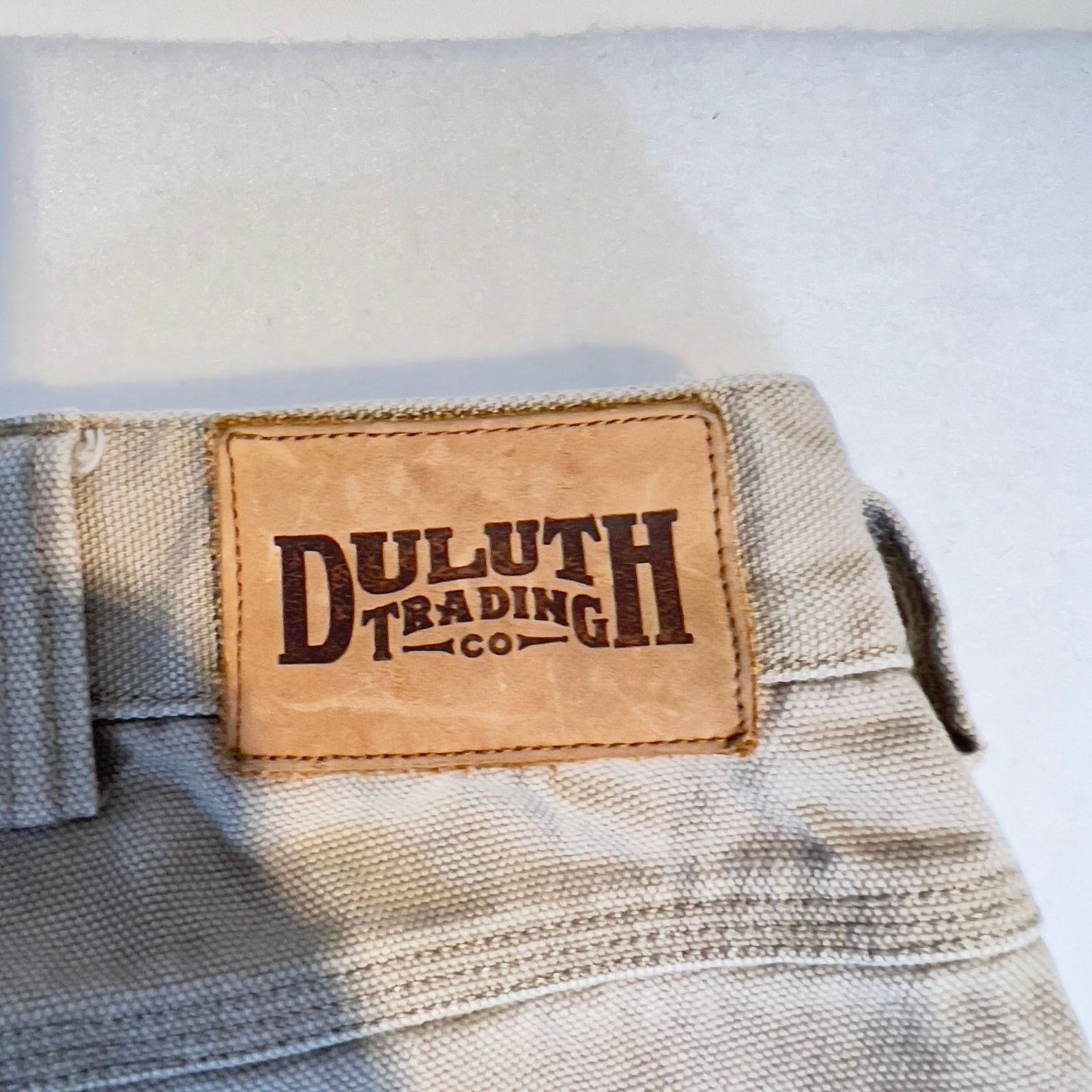 Duluth Trading Company Duluth Trading Co Firehouse Canvas Jeans Mens 40W 30L Gusset Size US 38 / EU 54 - 3 Thumbnail
