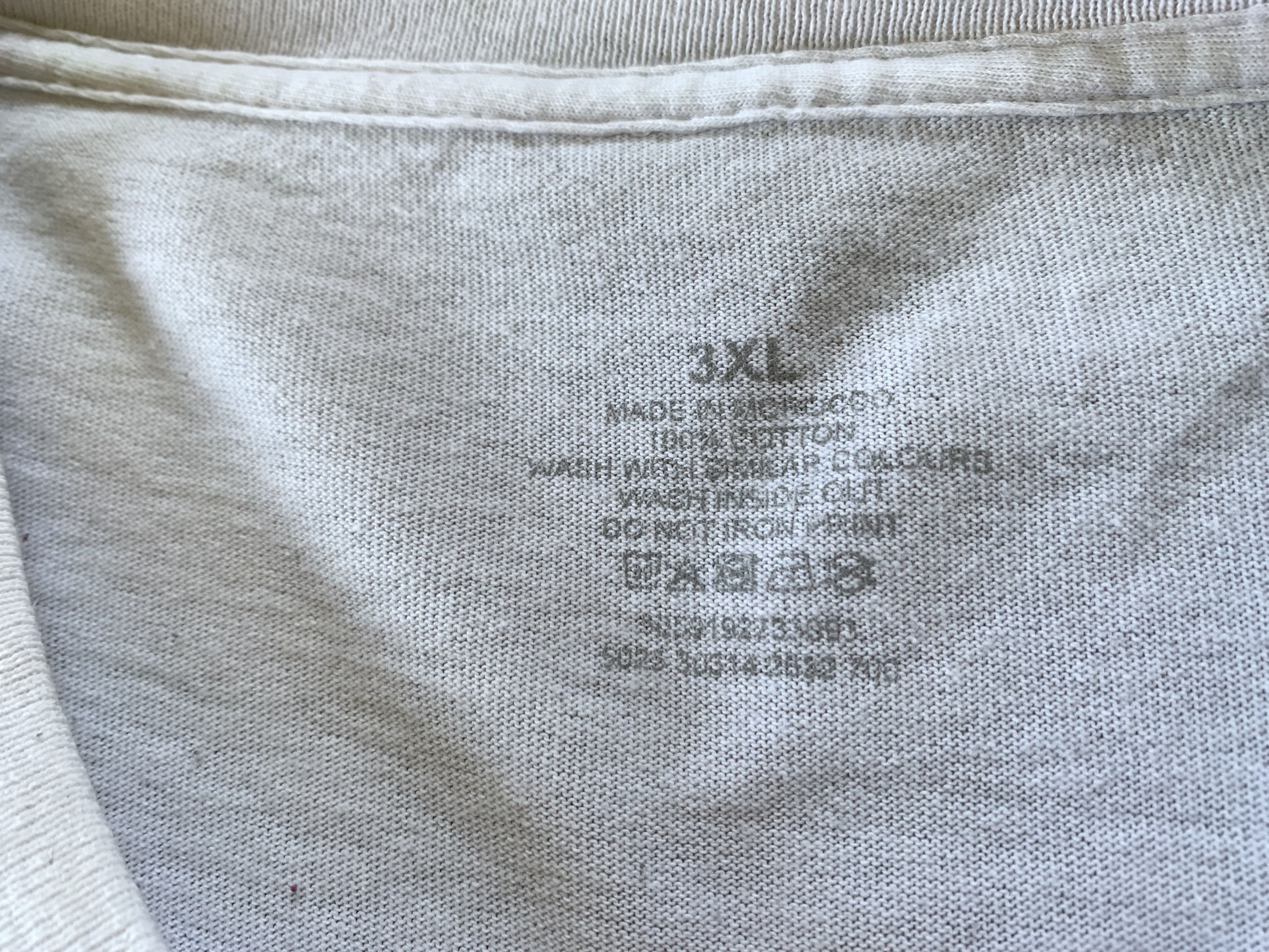 Vintage Vintage Boston Massachusetts White Printed T-Shirt Size US XXL / EU 58 / 5 - 6 Thumbnail