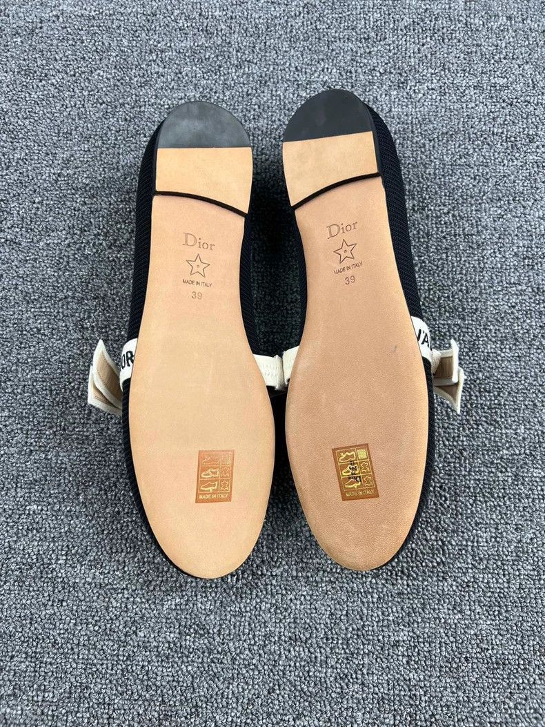 Dior Dior New Dior Ballet Flats with Bow-2507 Size US 8 / EU 41 - 5 Thumbnail