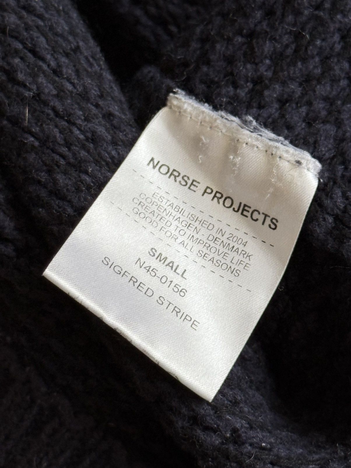 Norse Projects Norse Projects Sigfred Stripe Wool knit sweater Size US S / EU 44-46 / 1 - 6 Thumbnail